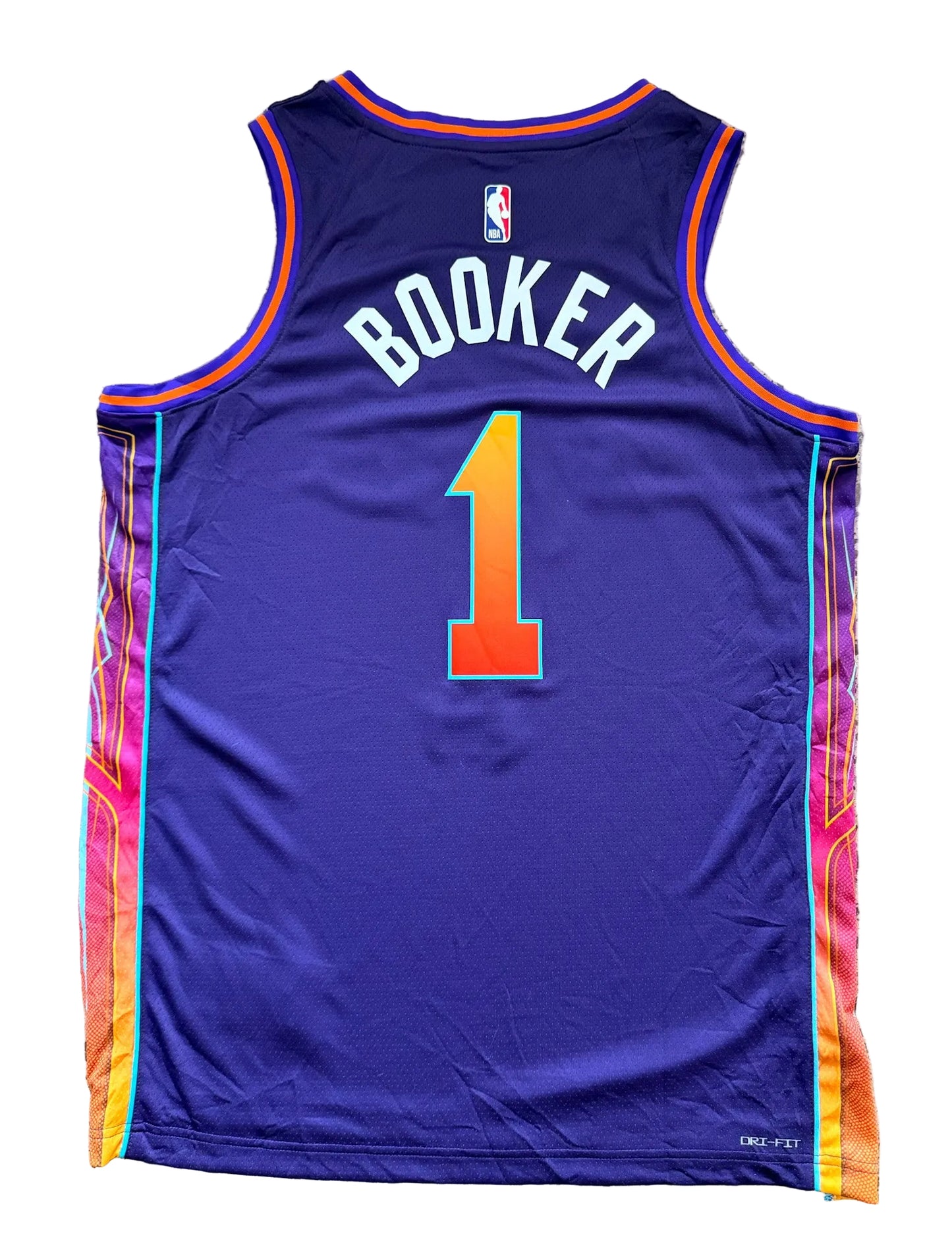 Vintage Nike NBA Phoenix Suns Devin Booker “El Valle” City Edition Jersey – Size Large
