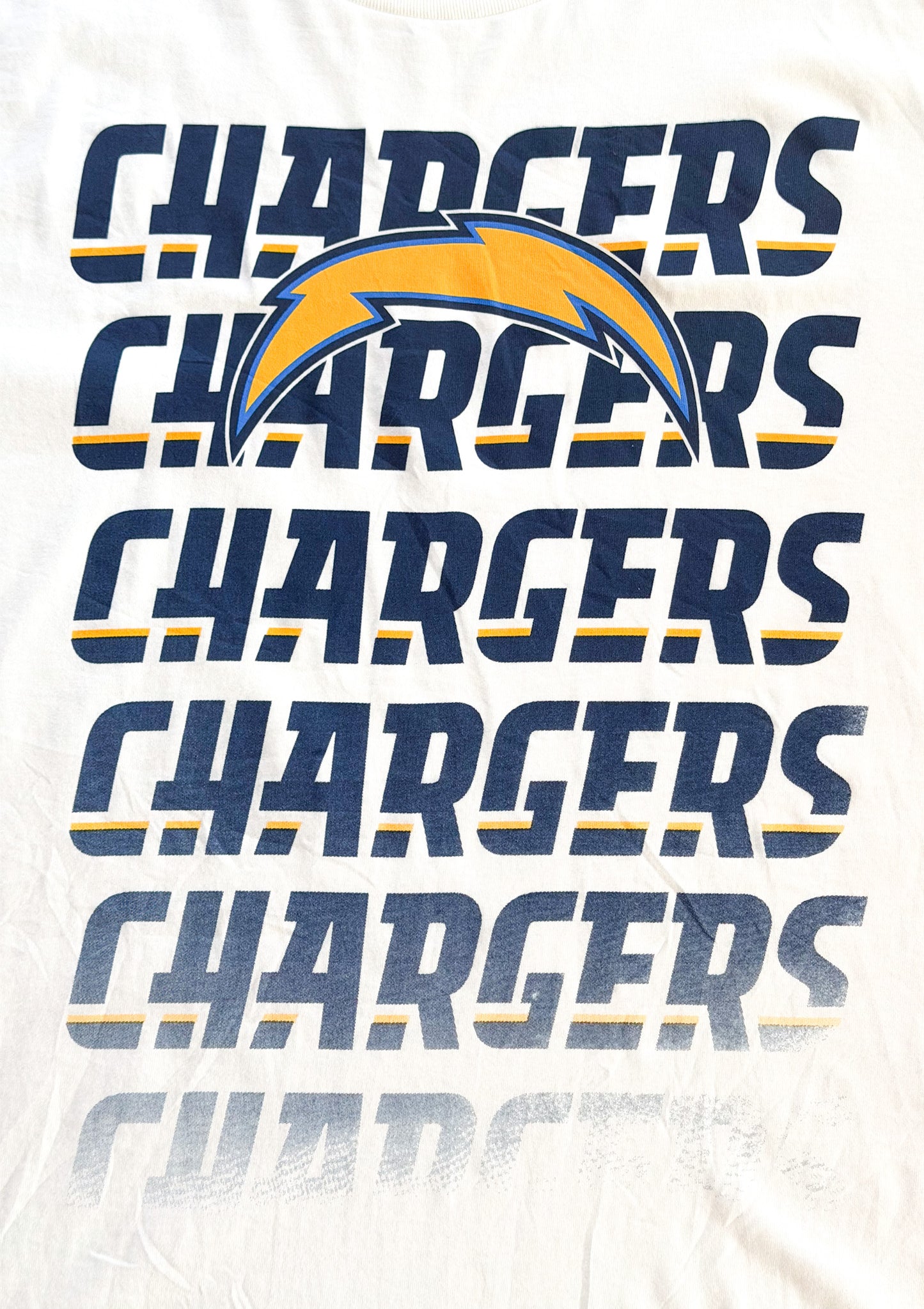 Los Angeles Chargers NFL Team Apparel Graphic T-Shirt XL