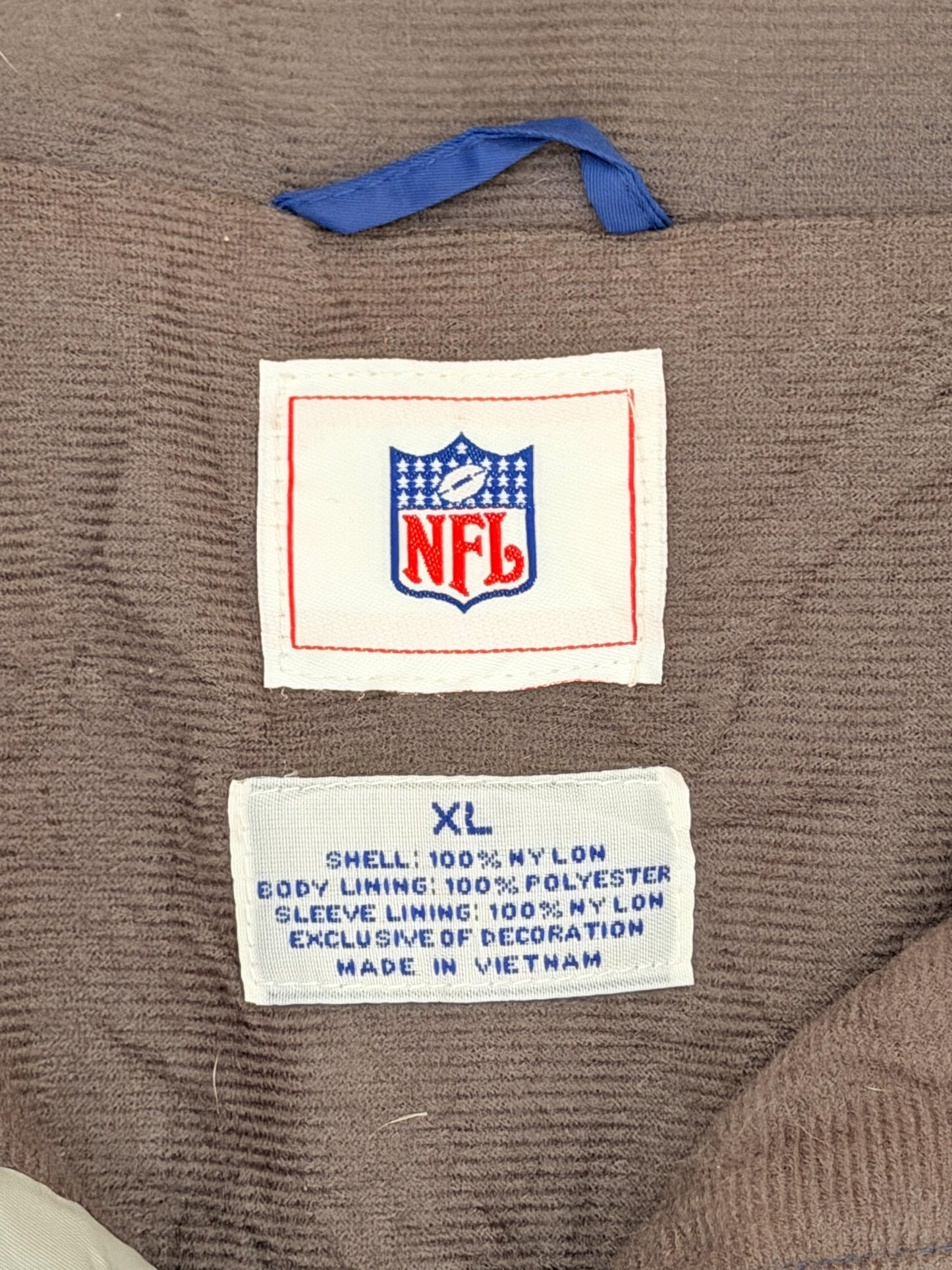 Vintage Indianapolis Colts NFL Sideline Embroidered Logo Blue Windbreaker Jacket Size - XL