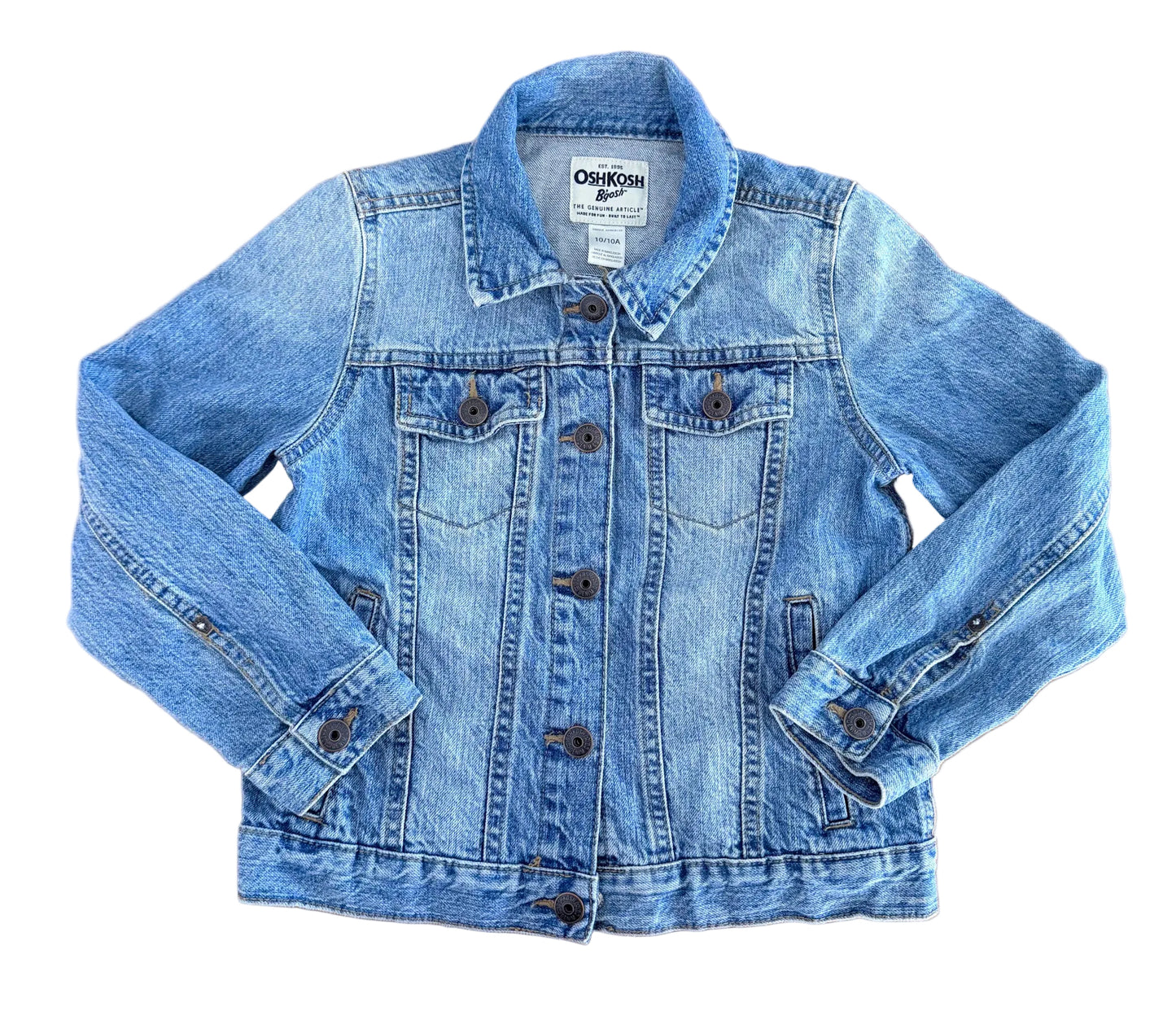 OshKosh B’Gosh Kids Denim Jacket – Size 10 Years