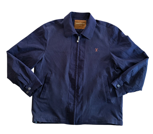 Louis Vuitton Embroidered Logo Zip Jacket Size XL