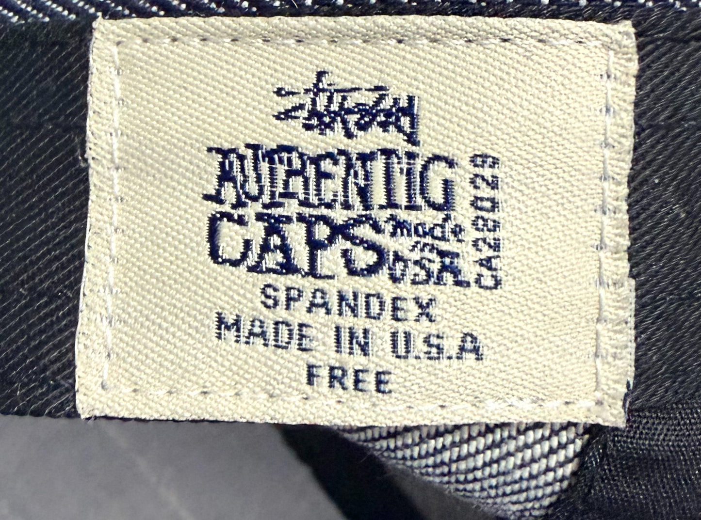 Stussy LTD EDT Made in USA Denim Five Panel Cap