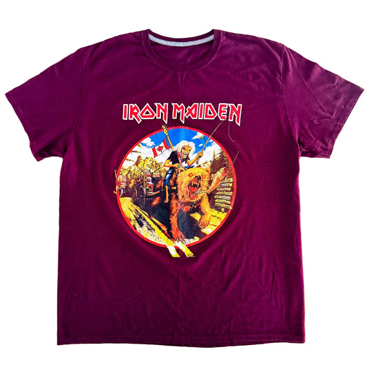 Vintage Iron Maiden Canada Eddie Graphic Band T-Shirt – XL
