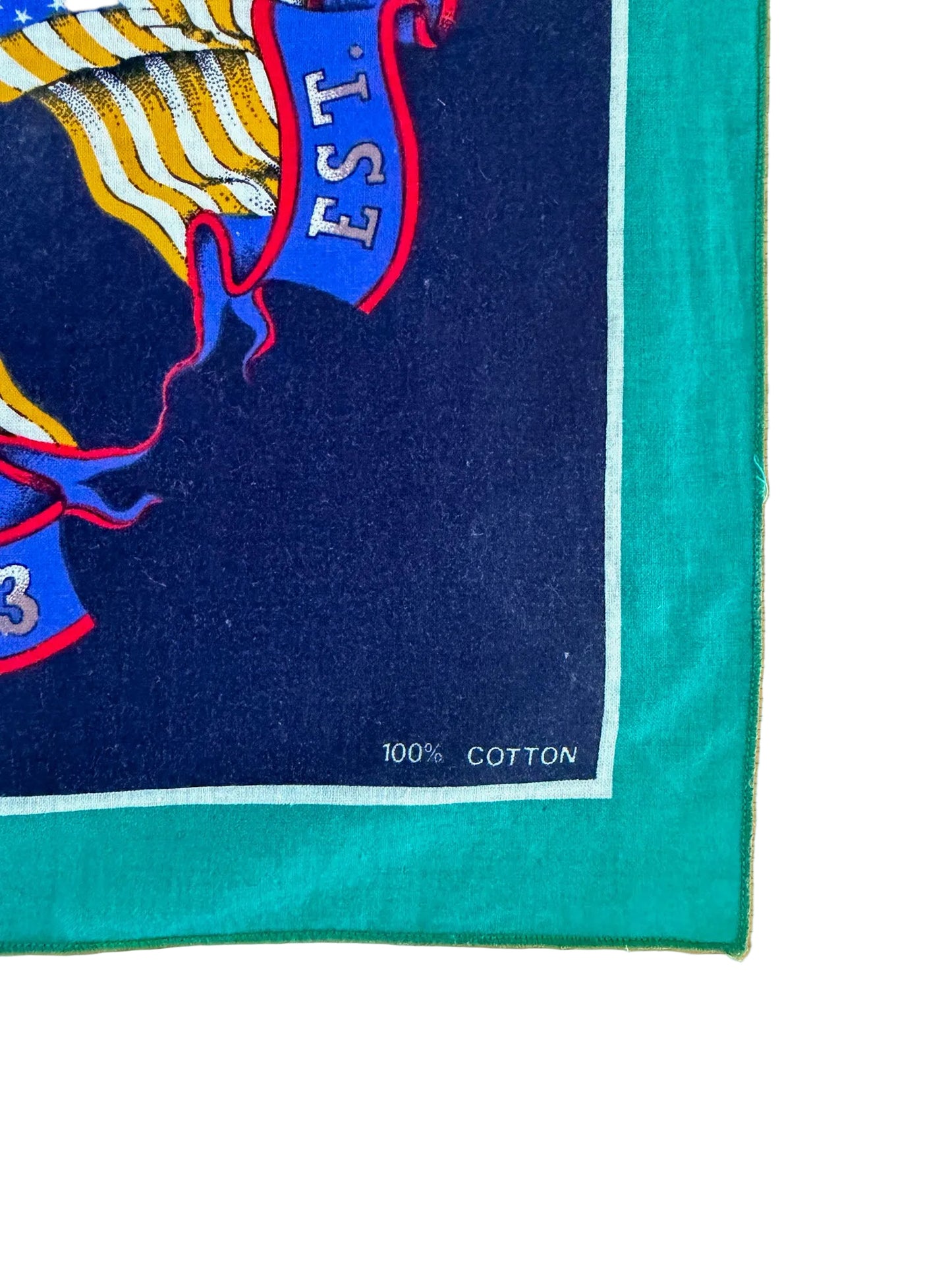 Vintage Harley-Davidson 1989 Flag Logo Bandana Scarf – USA Made