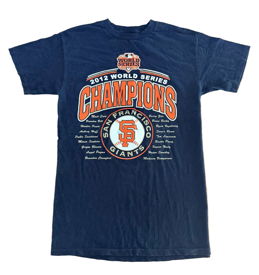 San Francisco Giants 2012 World Series Champions T-Shirt – Medium