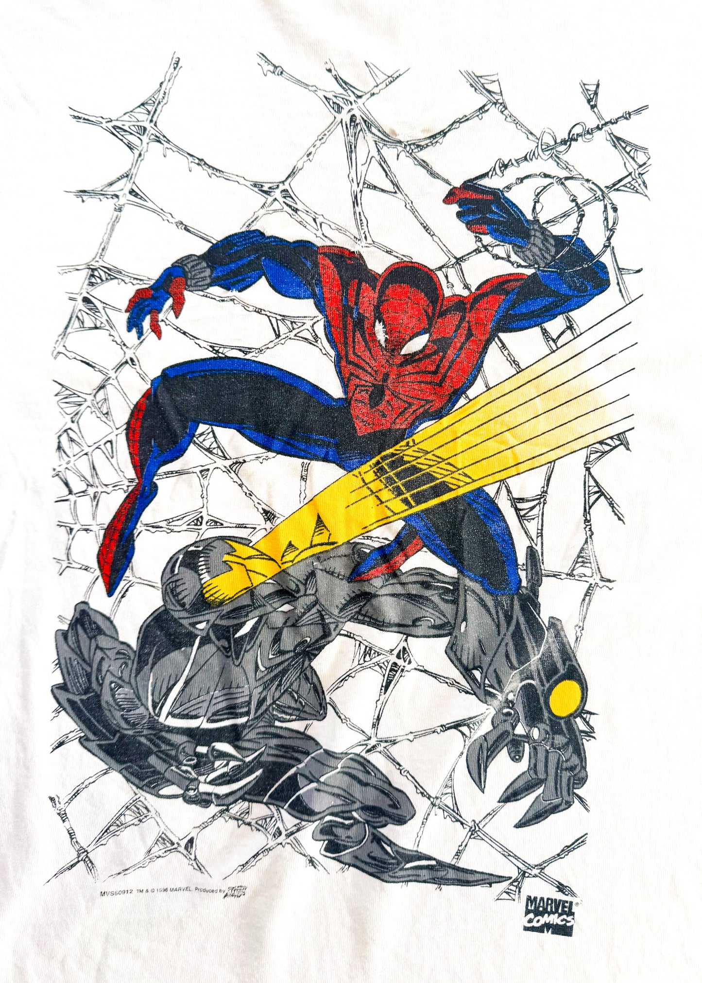 Vintage 1996 Marvel Spider-Man Scarlet Spider Comic Single Stitch T-Shirt Size - Large