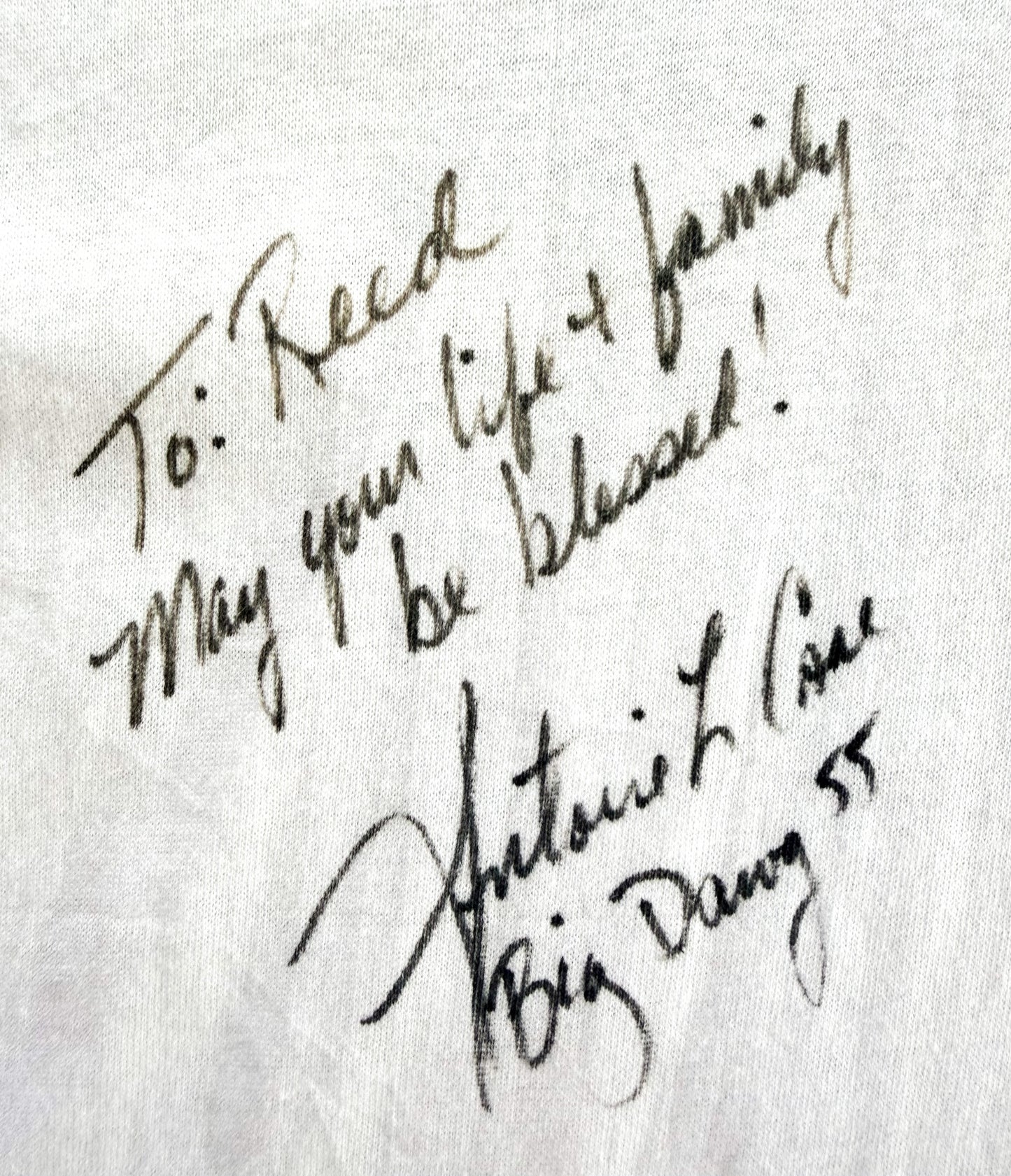 Vintage Big Dog “Face Defeat” Signed Single Stitch T-Shirt – Large