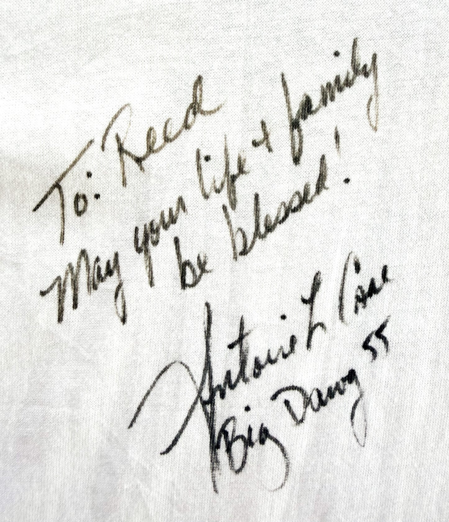 Vintage Big Dog “Face Defeat” Signed Single Stitch T-Shirt – Large