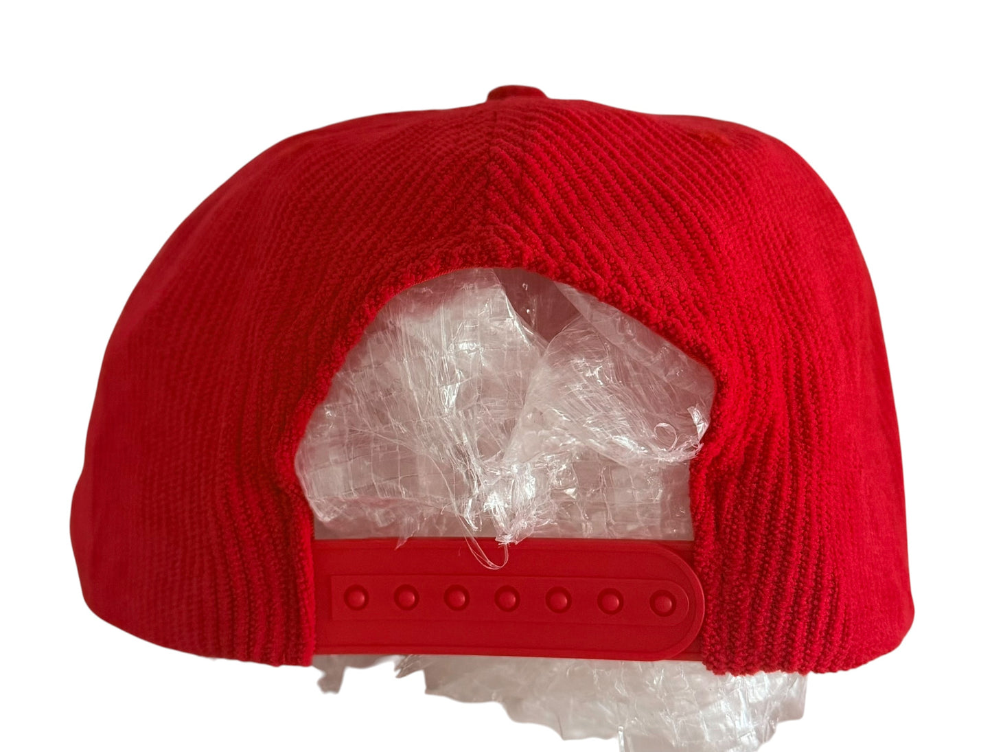 Marlboro Red Corduroy Snapback Cap One Size