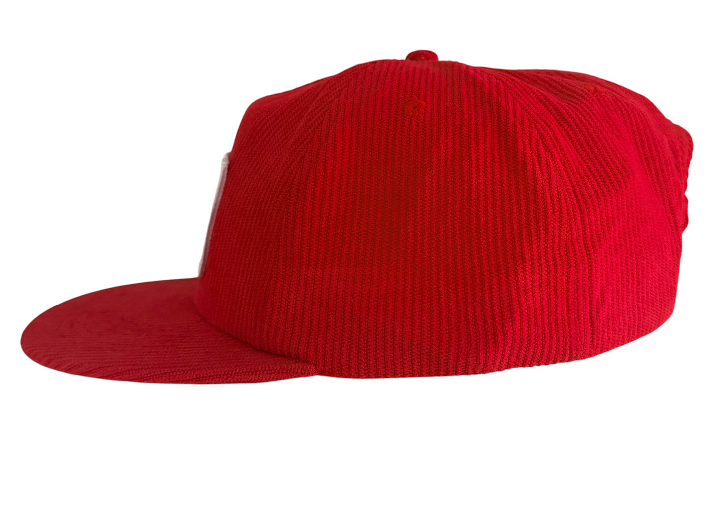 Marlboro Red Corduroy Snapback Cap One Size