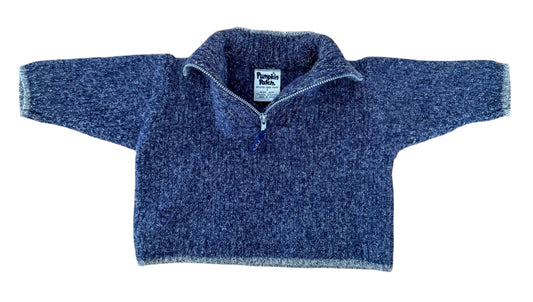 Pumpkin Patch Quarter Zip Wool Knit, 1 years