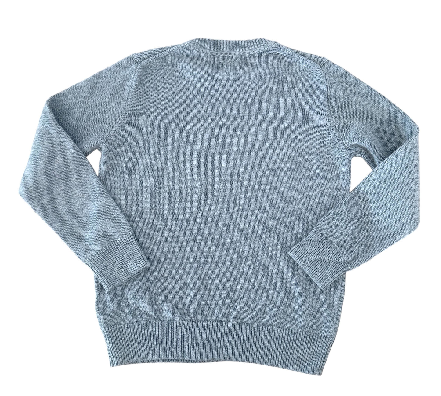 GAP Kids Buffalo Plaid Logo Cotton Knit Jumper, 6–7 Years