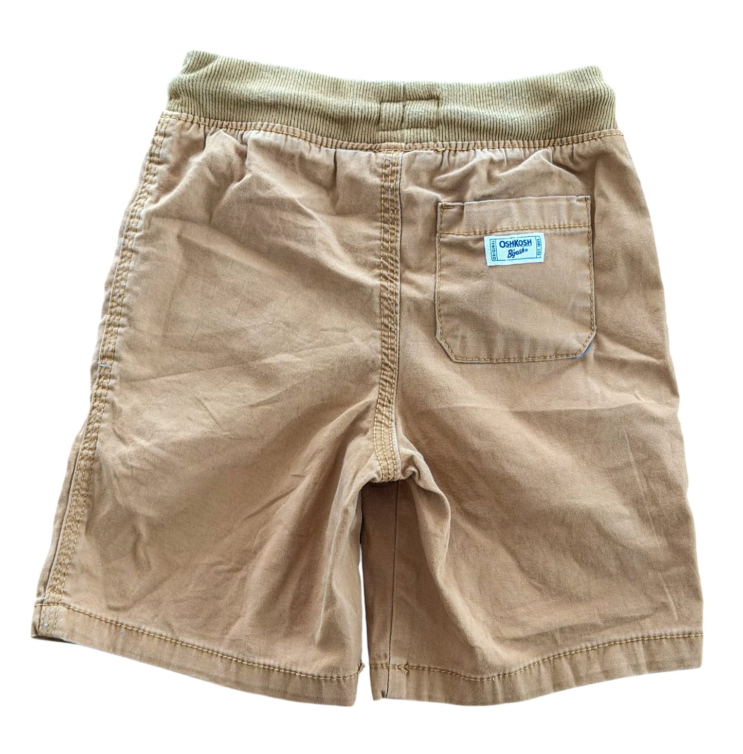 OshKosh B'gosh Camel Pull-On Shorts, 4 Years