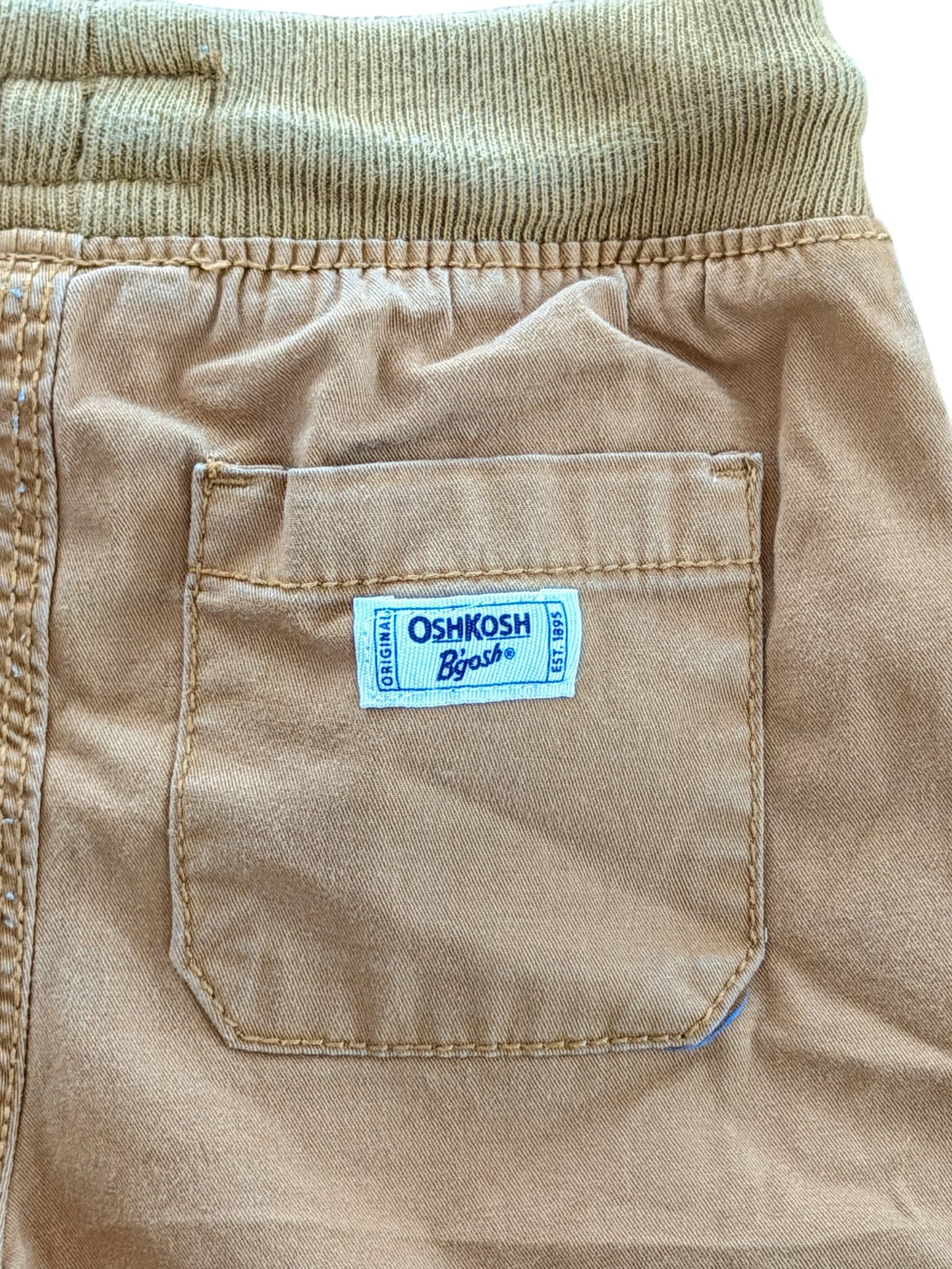OshKosh B'gosh Camel Pull-On Shorts, 4 Years