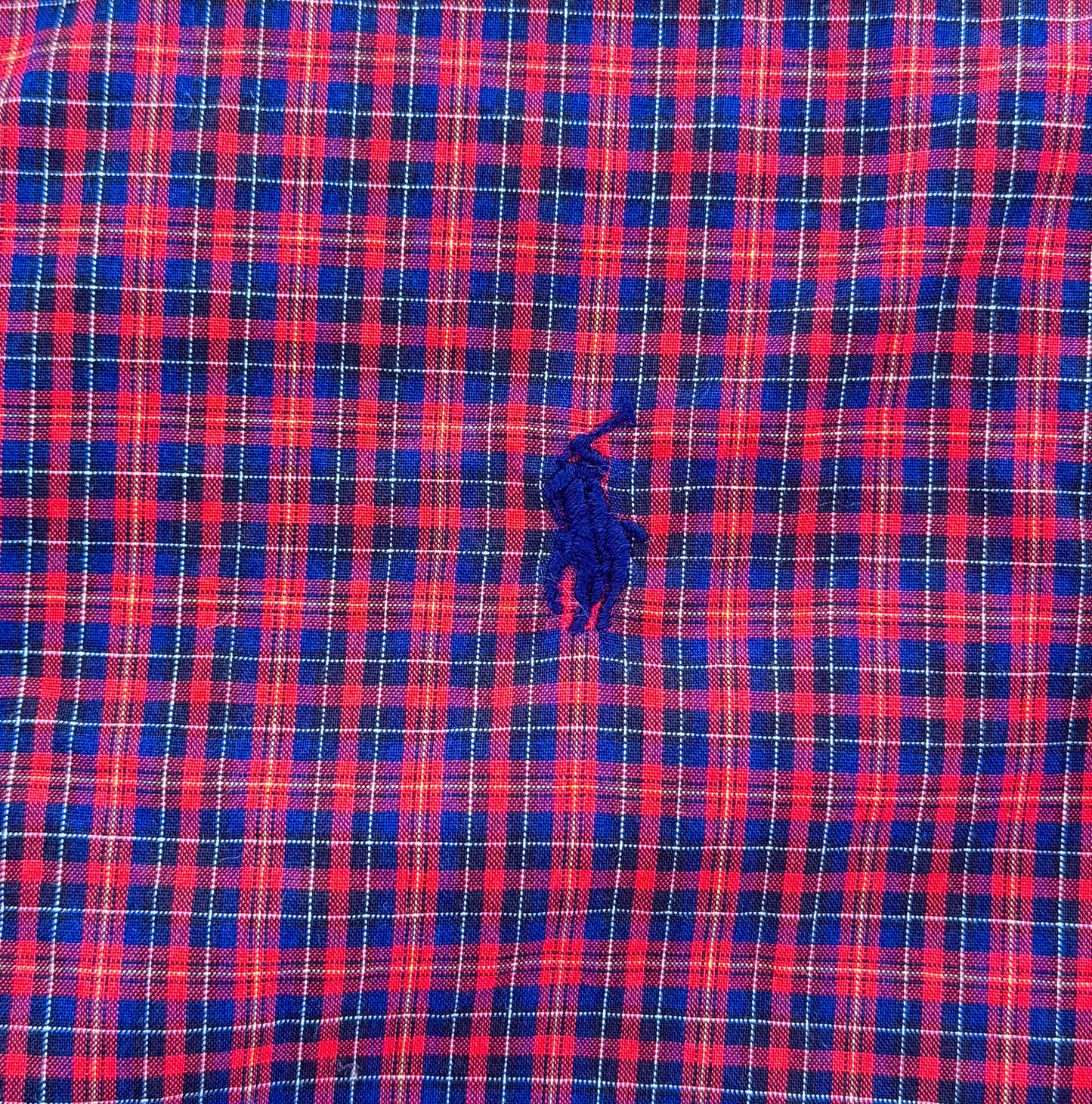 Kids Ralph Lauren Red Gingham Button Down Shirt Kids, 6 Years