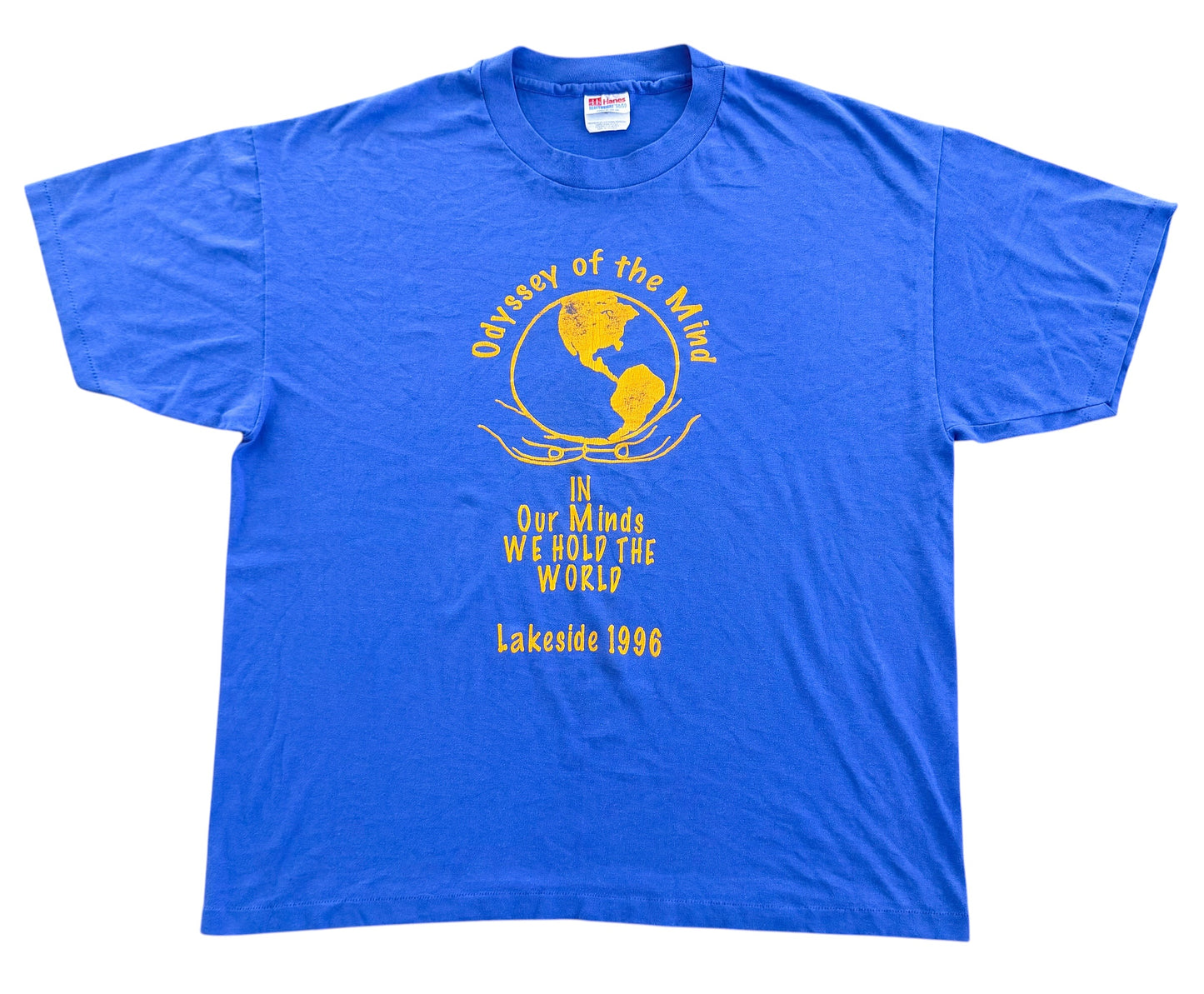 Vintage 1996 Odyssey of the Mind Single Stitch Graphic T-Shirt, XL