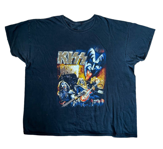 Vintage Kiss Cotton Band Artist Tee XXXL