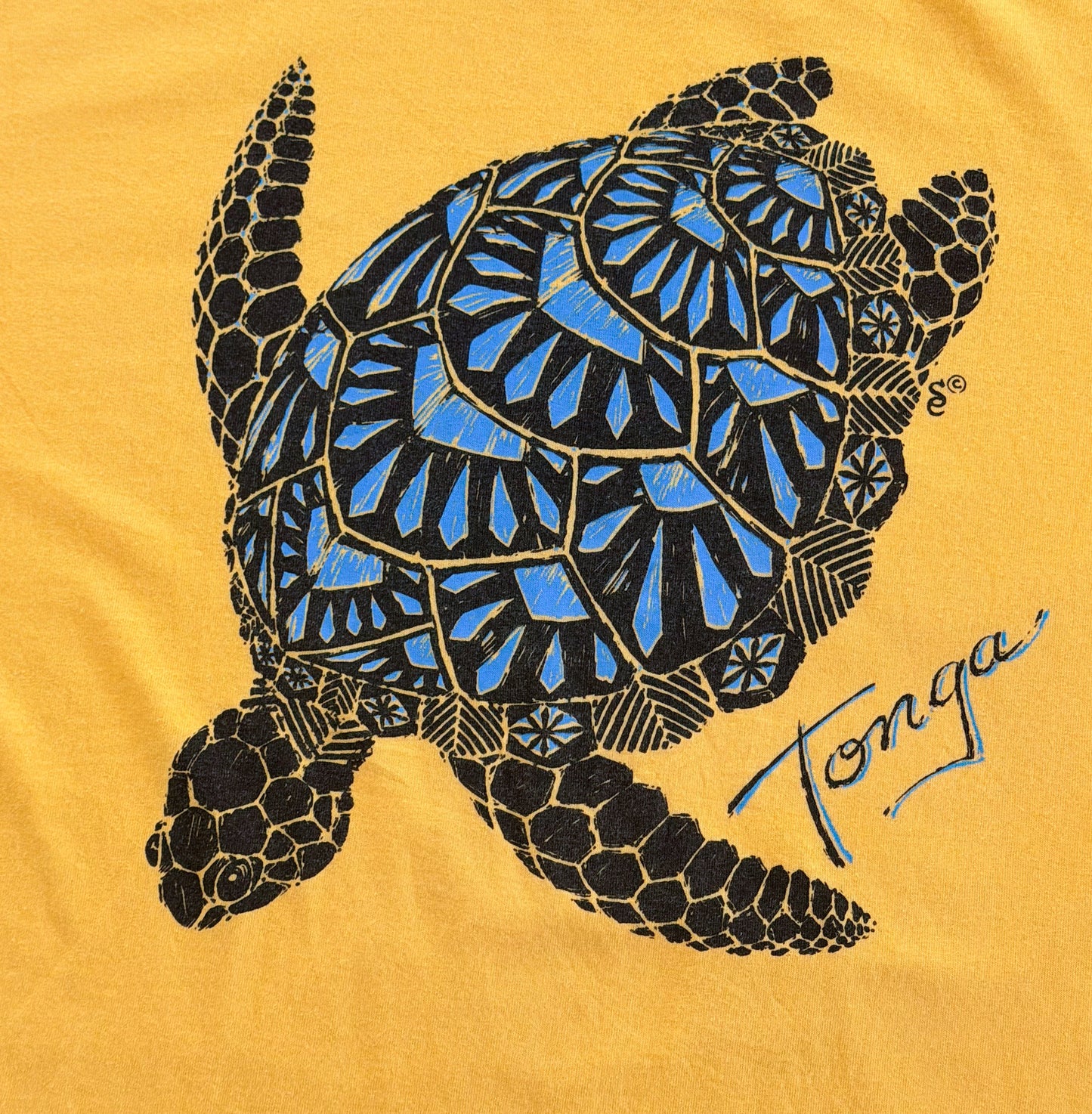 2000s Tonga Sea Turtle Tourist T-Shirt XL