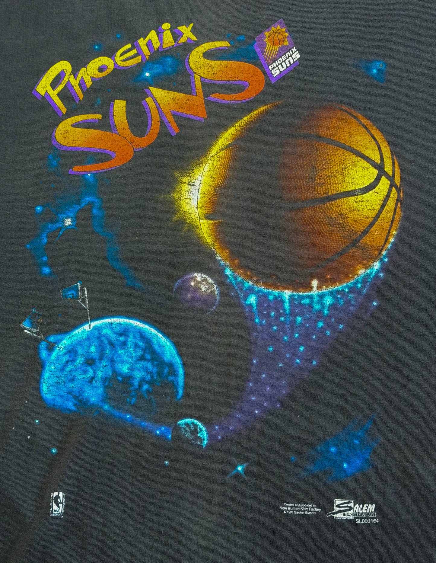 Vintage Phoenix Suns 1991 Salem Sportswear NBA T-Shirt XL