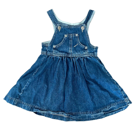 Vintage Lee Kids Denim Dress 5 Years