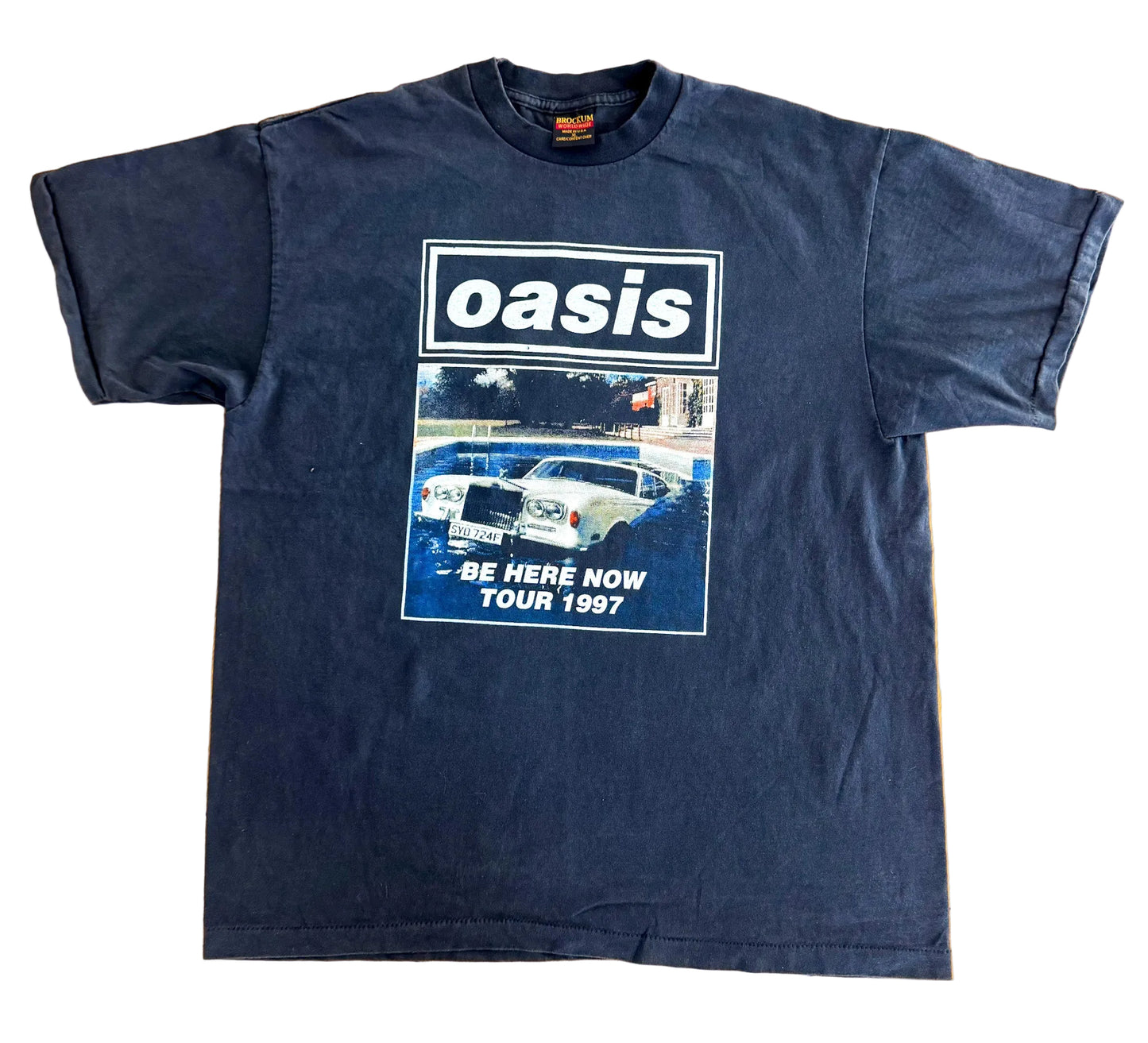 Vintage Oasis “Be Here Now” Tour Brockum Label USA Made Band T-Shirt – XL