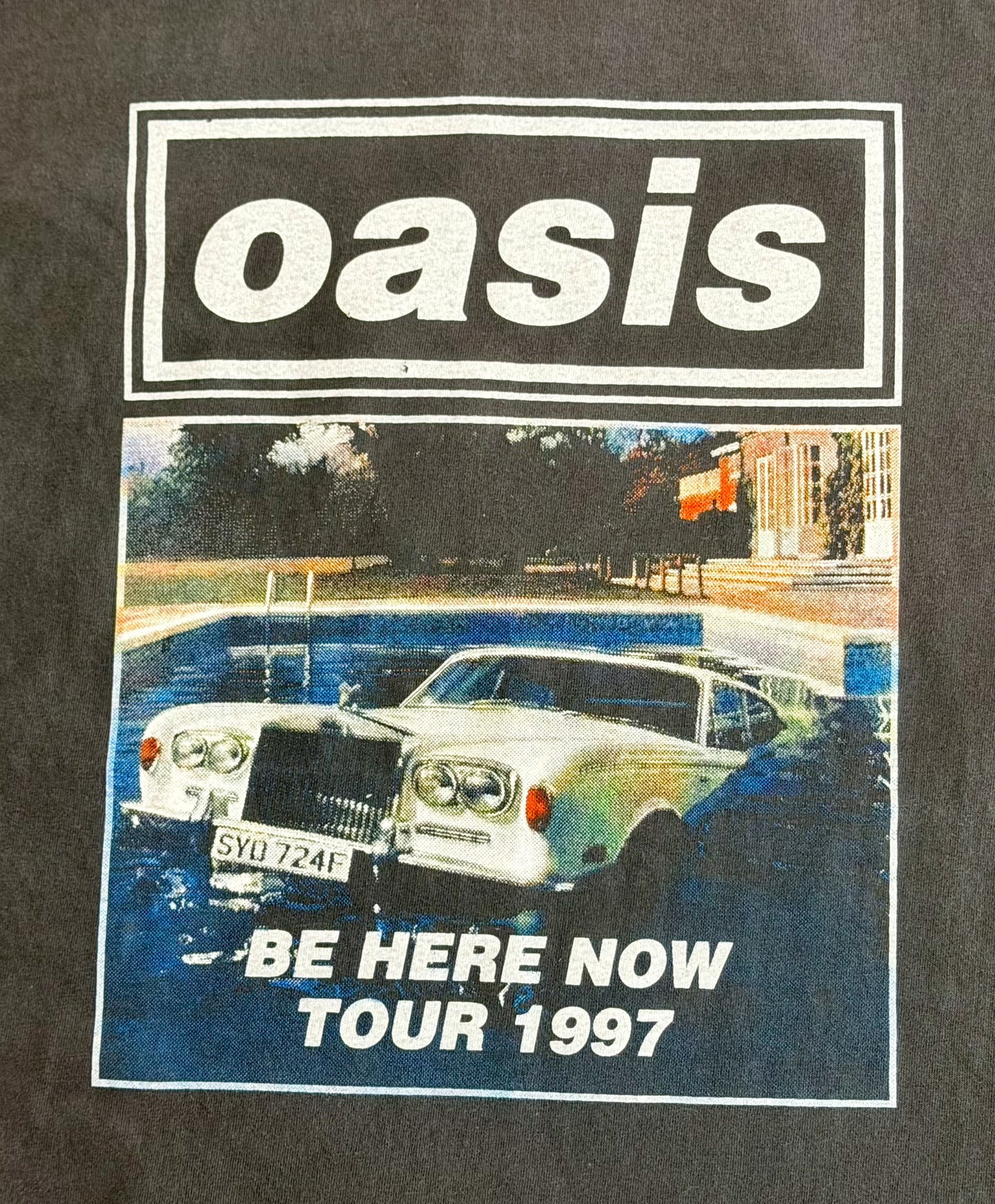Vintage Oasis “Be Here Now” Tour Brockum Label USA Made Band T-Shirt – XL