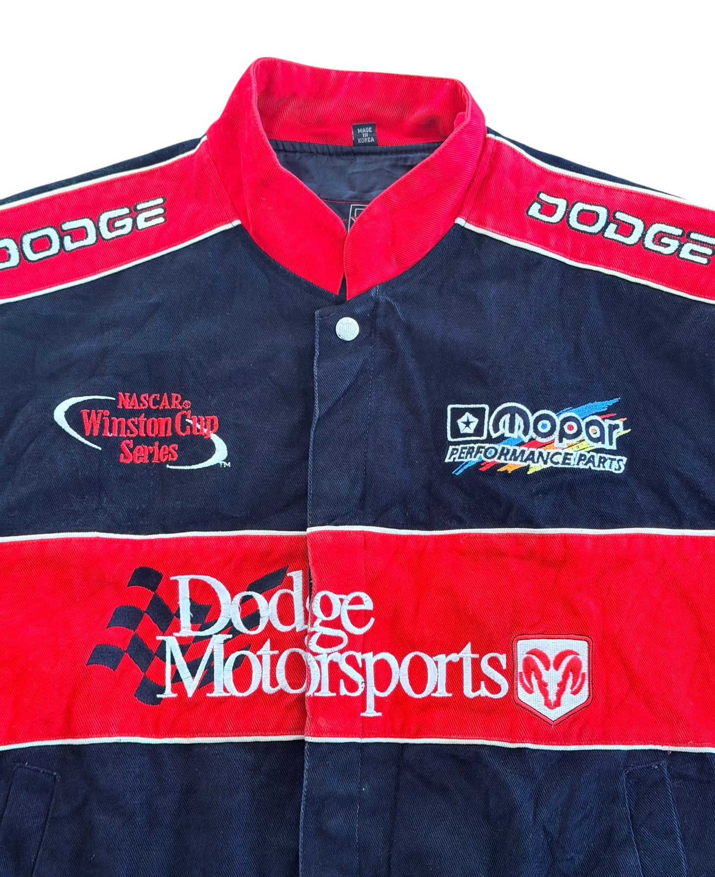 Vintage Dodge Motorsports Mopar NASCAR Winston Cup Racing Jacket, Medium