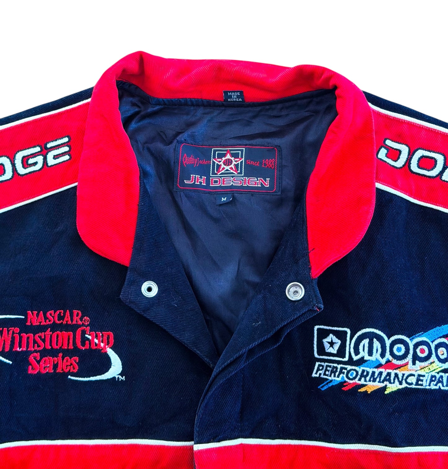 Vintage Dodge Motorsports Mopar NASCAR Winston Cup Racing Jacket, Medium