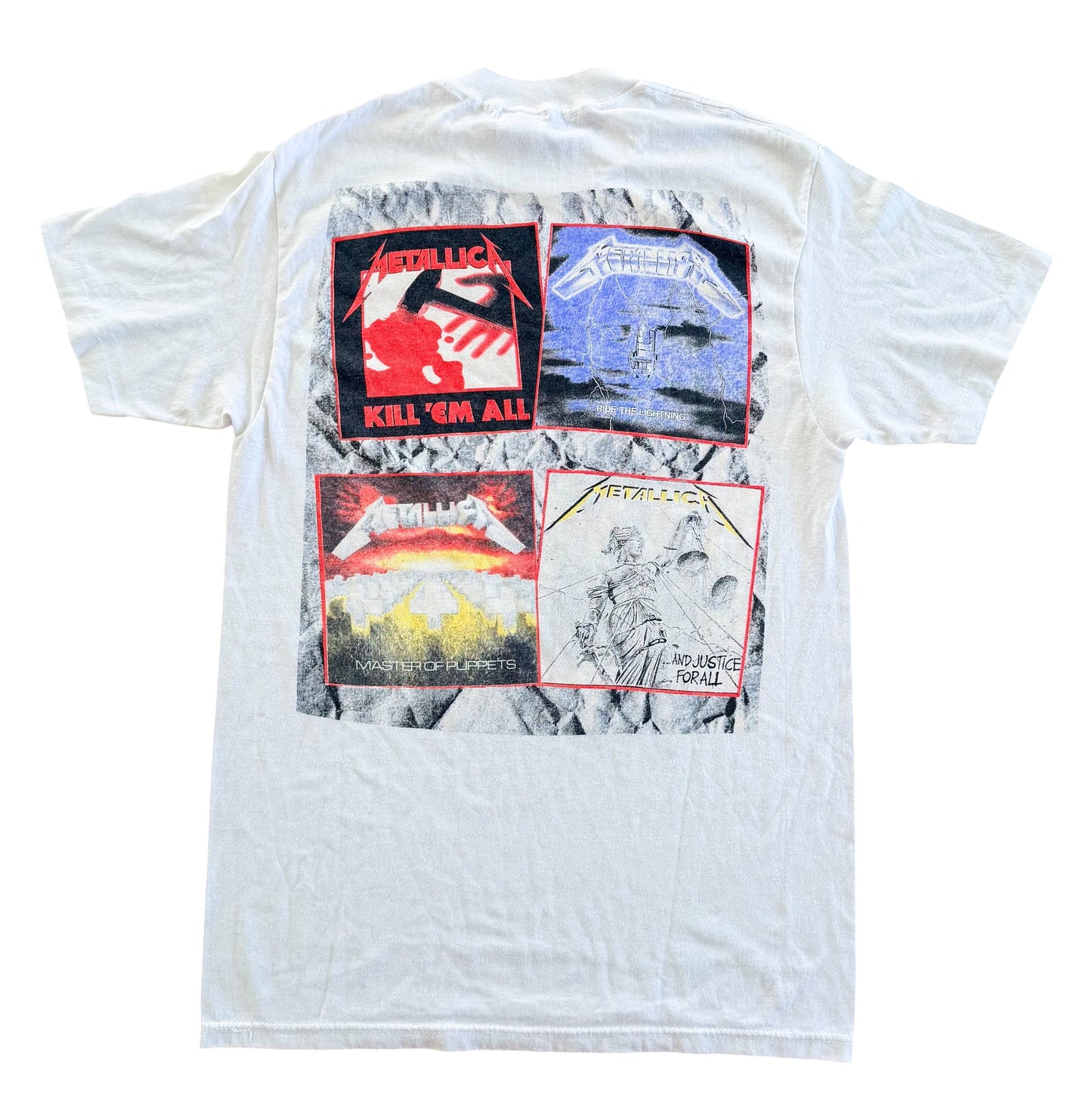 Vintage Metallica And Justice For All Band T-Shirt, Small