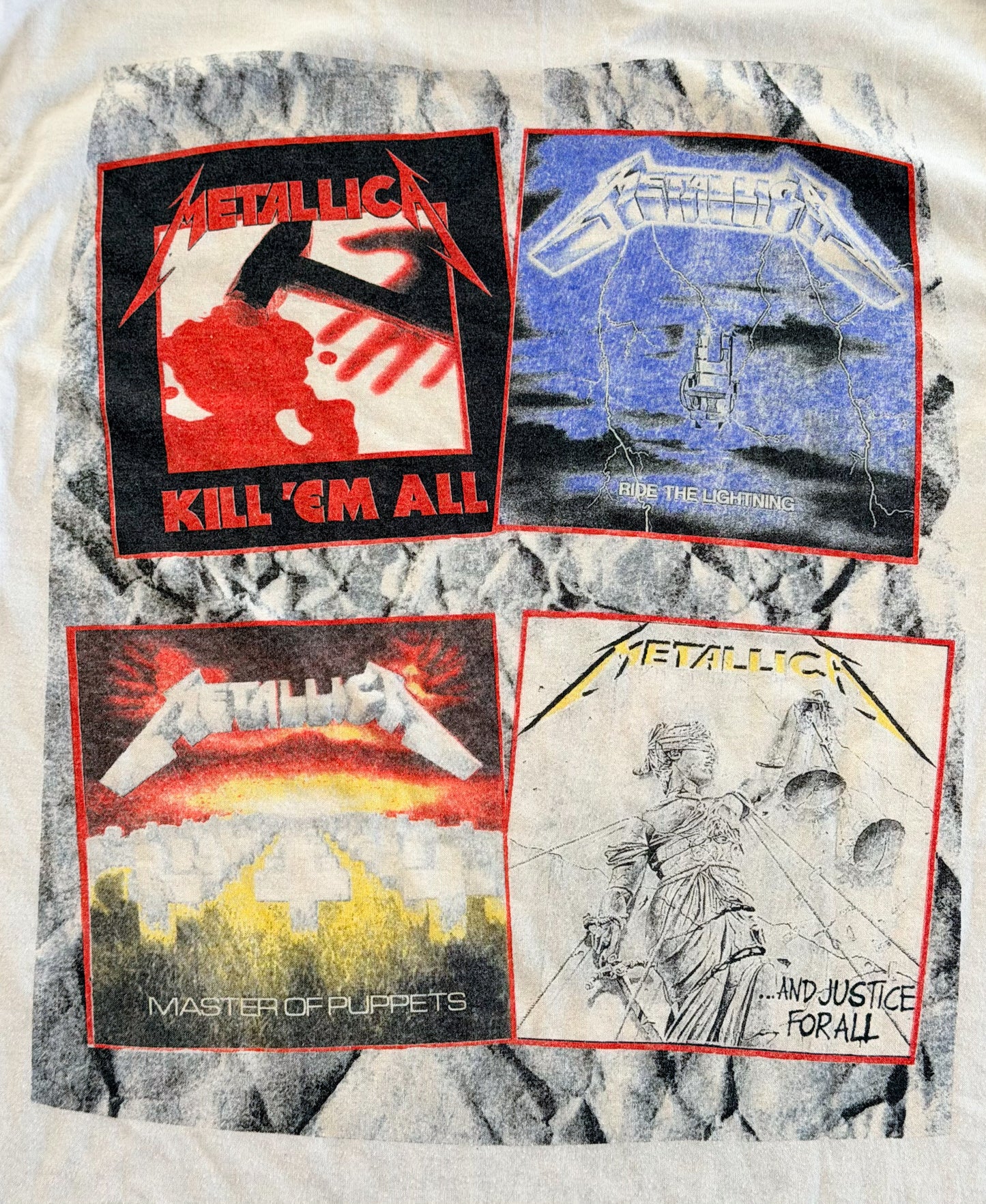 Vintage Metallica And Justice For All Band T-Shirt, Small