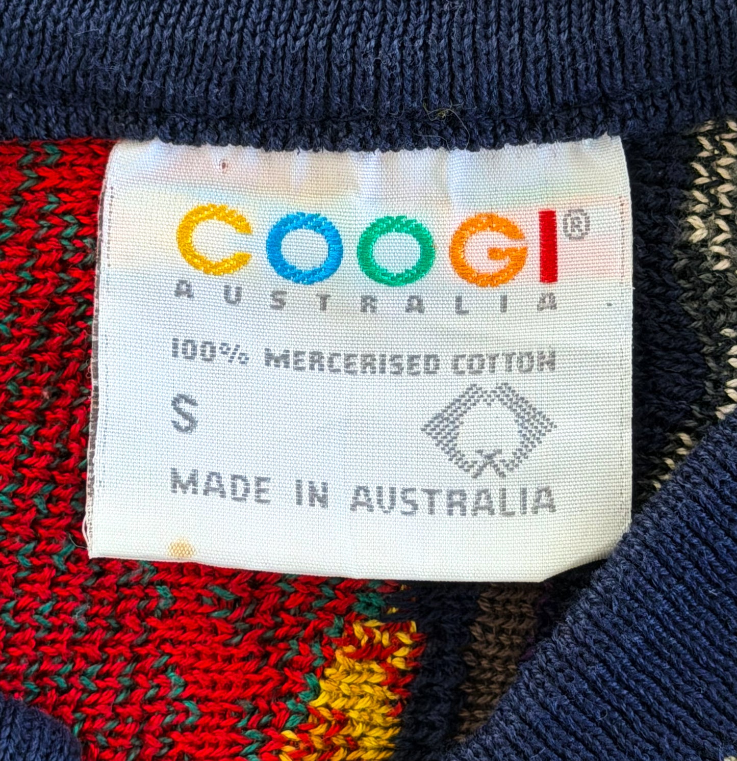 Original 1990s Coogi Australia 3D Knit Mercerised Cotton Jumper, Medium