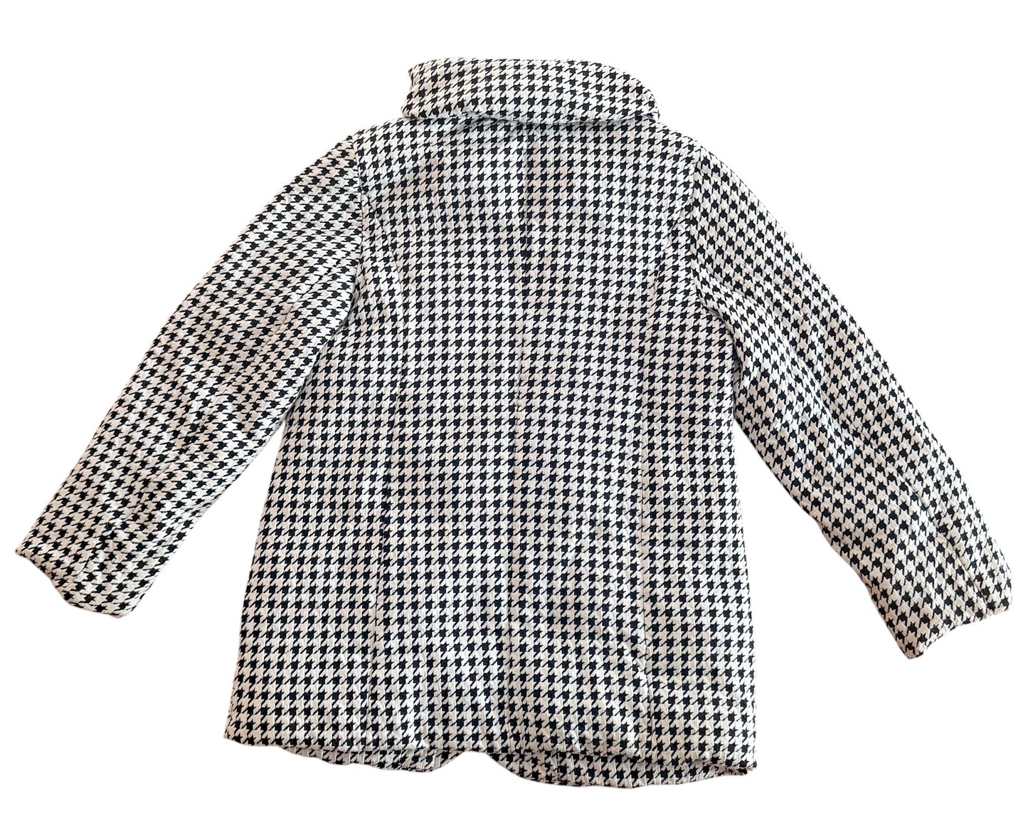 Balmain Paris Quilted Houndstooth Jacket, XL
