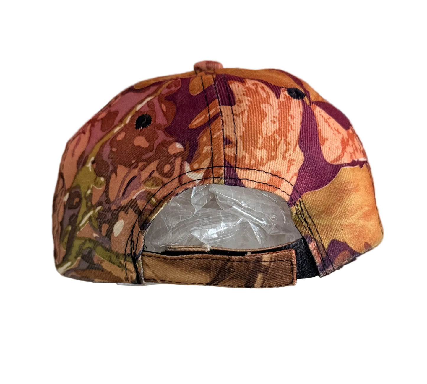 Vintage Embroidered Eagle Tree Camo Adjustable Cap