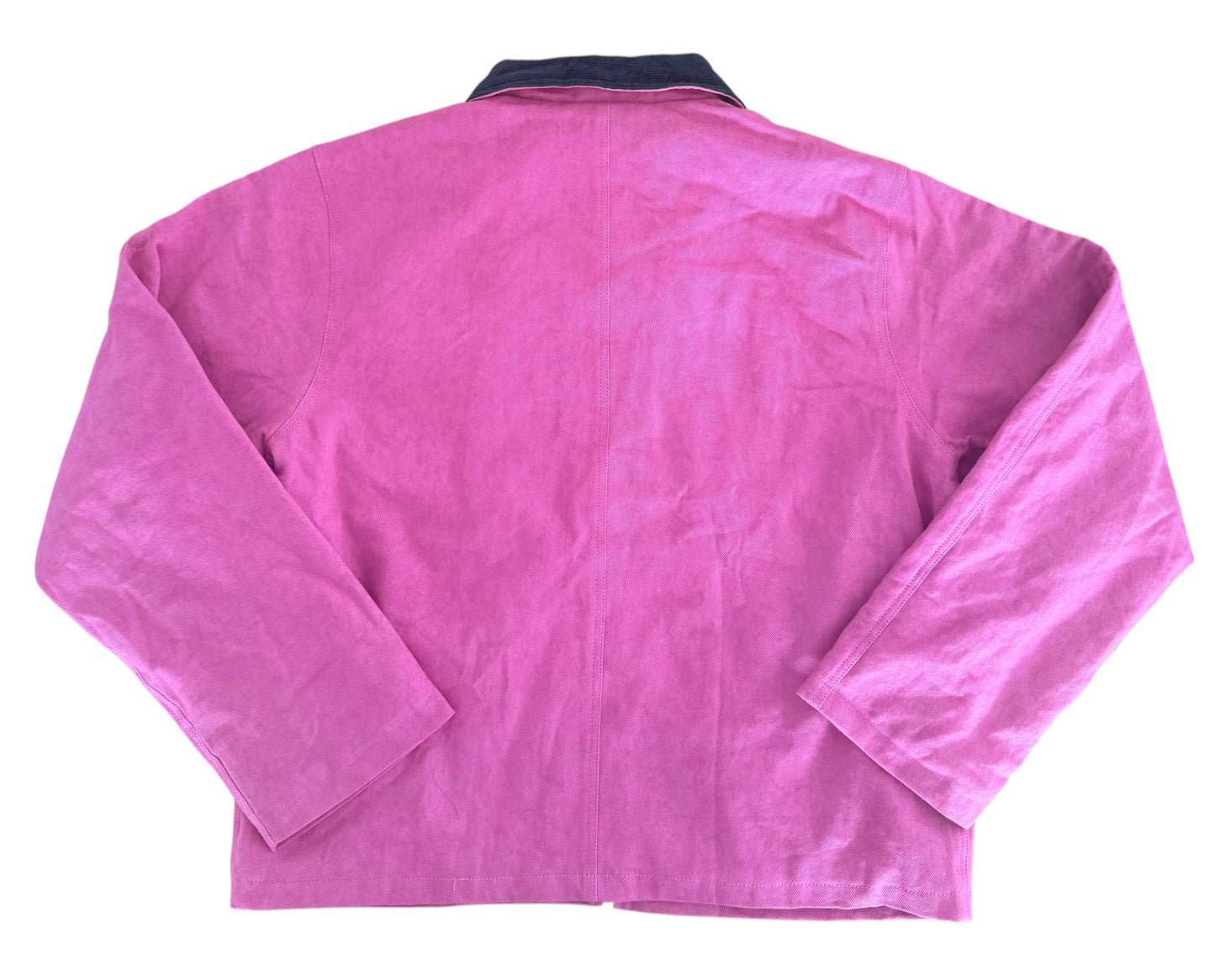 Carhartt Pink Detroit Jacket Black Corduroy Collar, XL