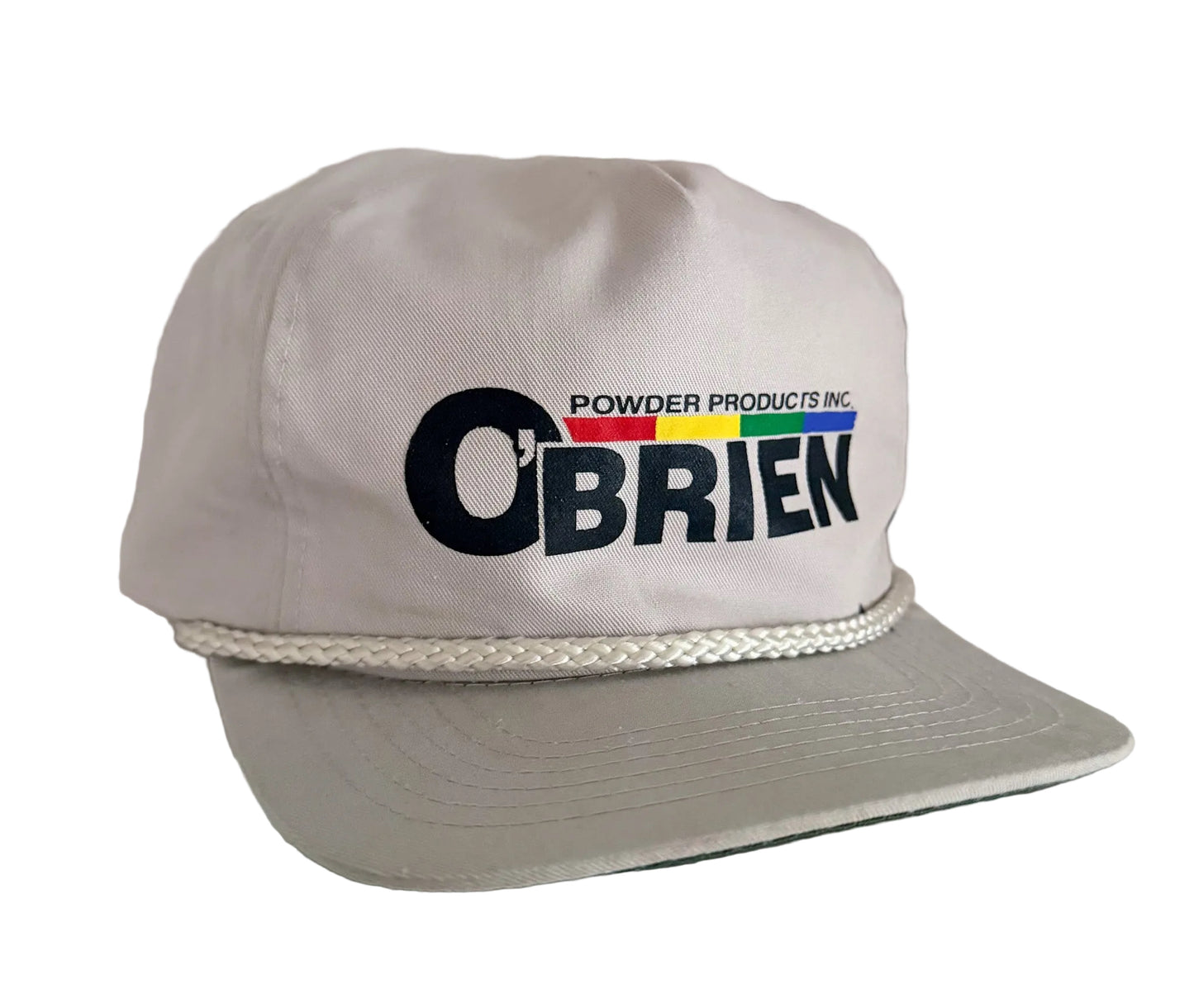 Vintage 90s Workwear O'Brien Grey Rope Snapback Cap