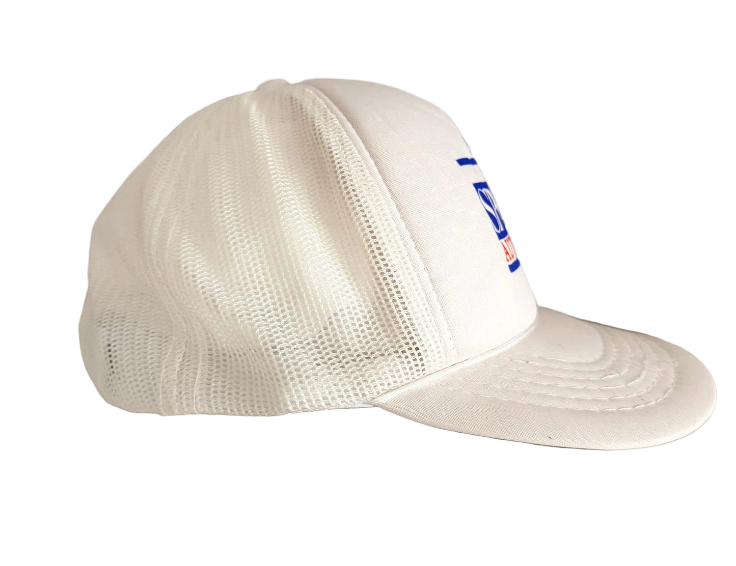 The Sports Authority White Logo Trucker Snapback Cap