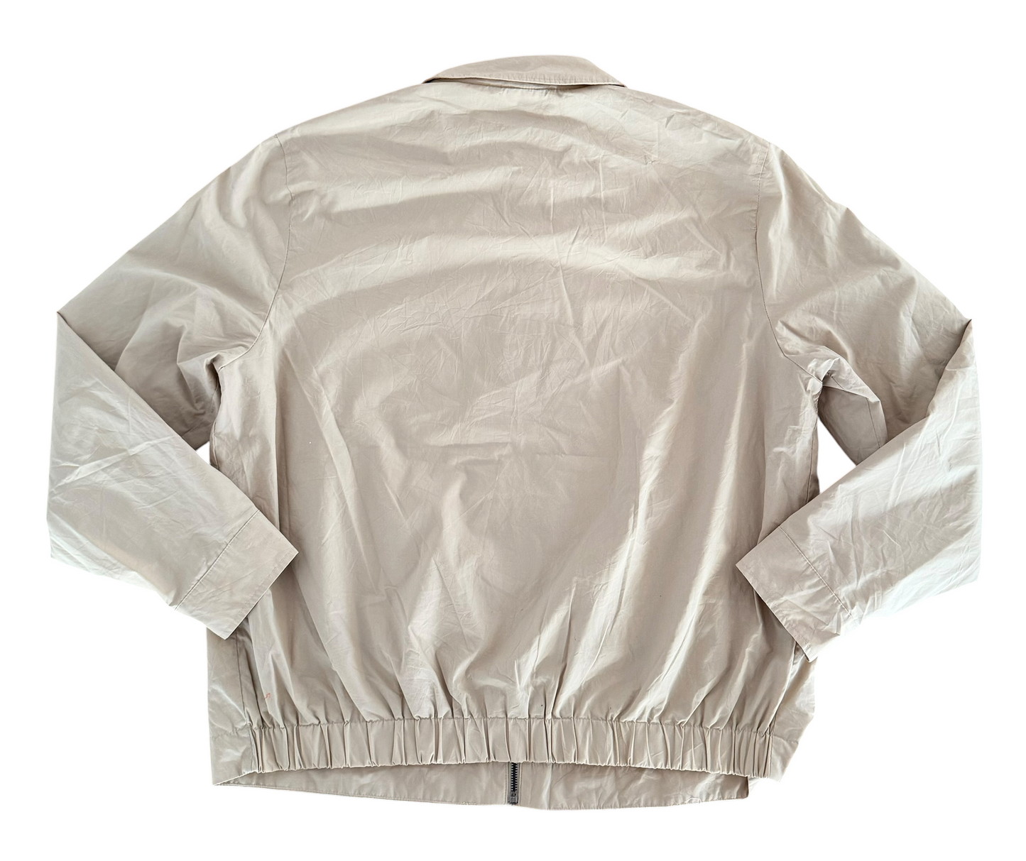 Yves Saint Laurent Beige Lightweight Zip Jacket, XL