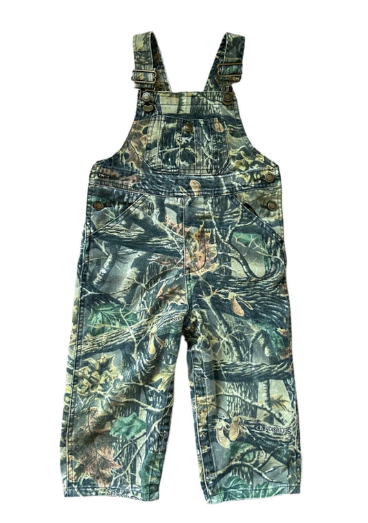 Vintage Cabelas Tree Camo Overalls 2 Years