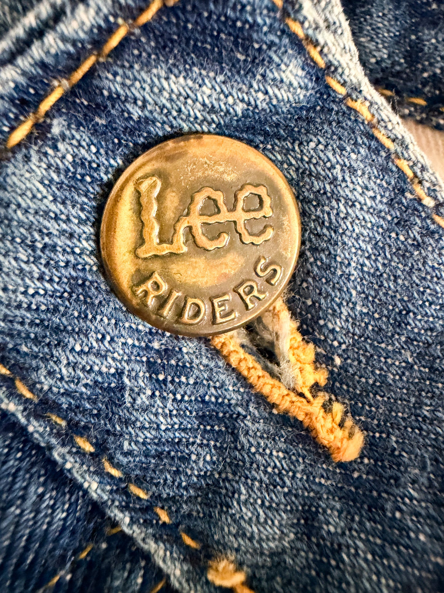 Vintage 1970S Lee Riders Union Made, Made in USA Denim Jeans, 30W