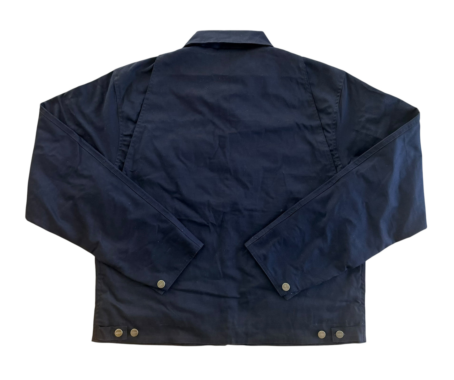 Carhartt Black Canvas Zip Work Jacket, Large