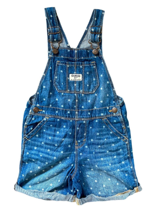 OshKosh B'Gosh Kids Denim Star Print Overalls 4 Years