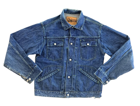 Vintage Penney's Foremost 1960s Selvedge Denim Four Pocket Jacket, Medium