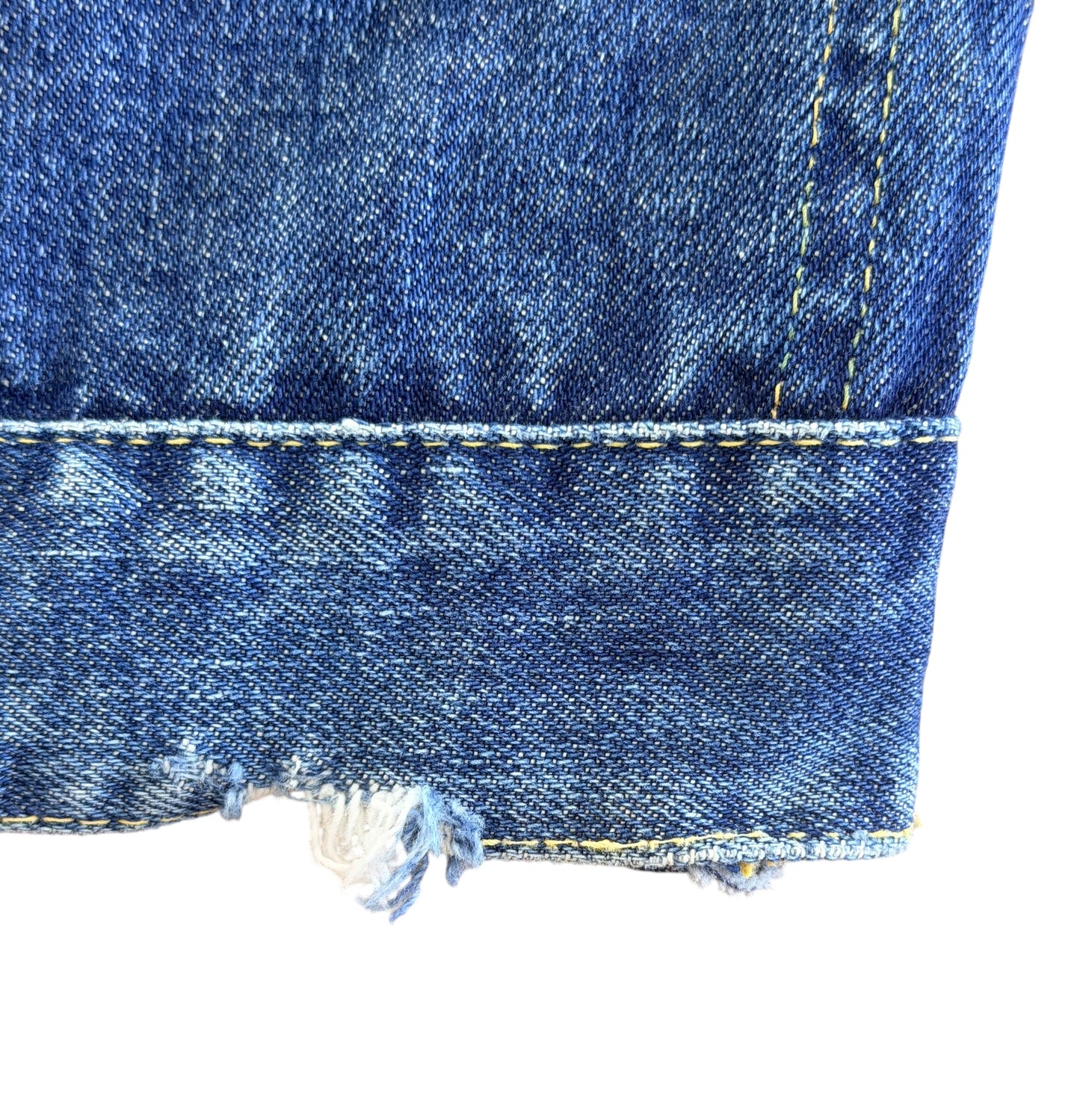 Vintage Penney's Foremost 1960s Selvedge Denim Four Pocket Jacket, Medium