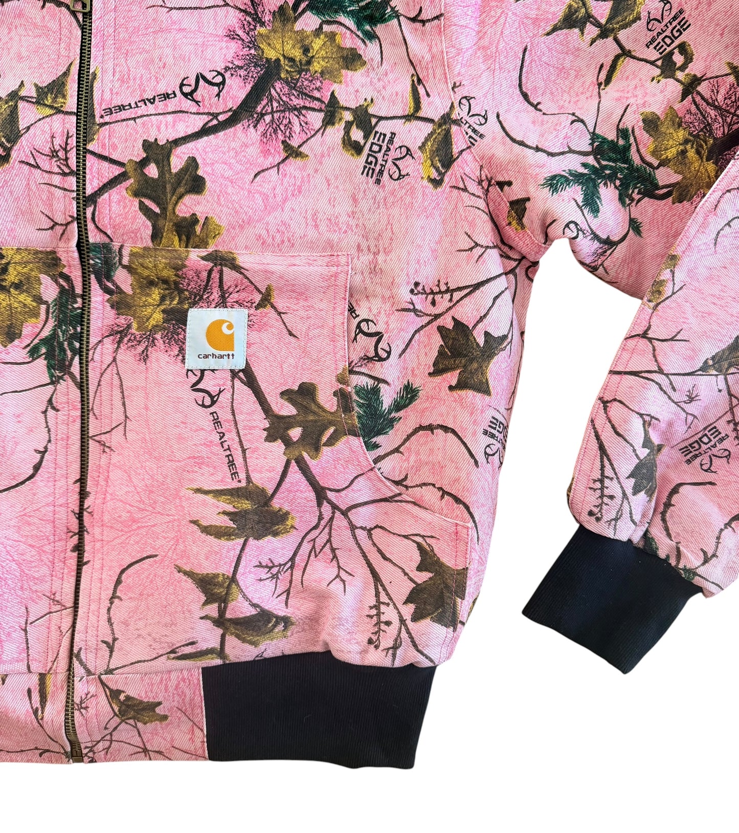 Carhartt Pink Realtree Camo Hooded Jacket, XL