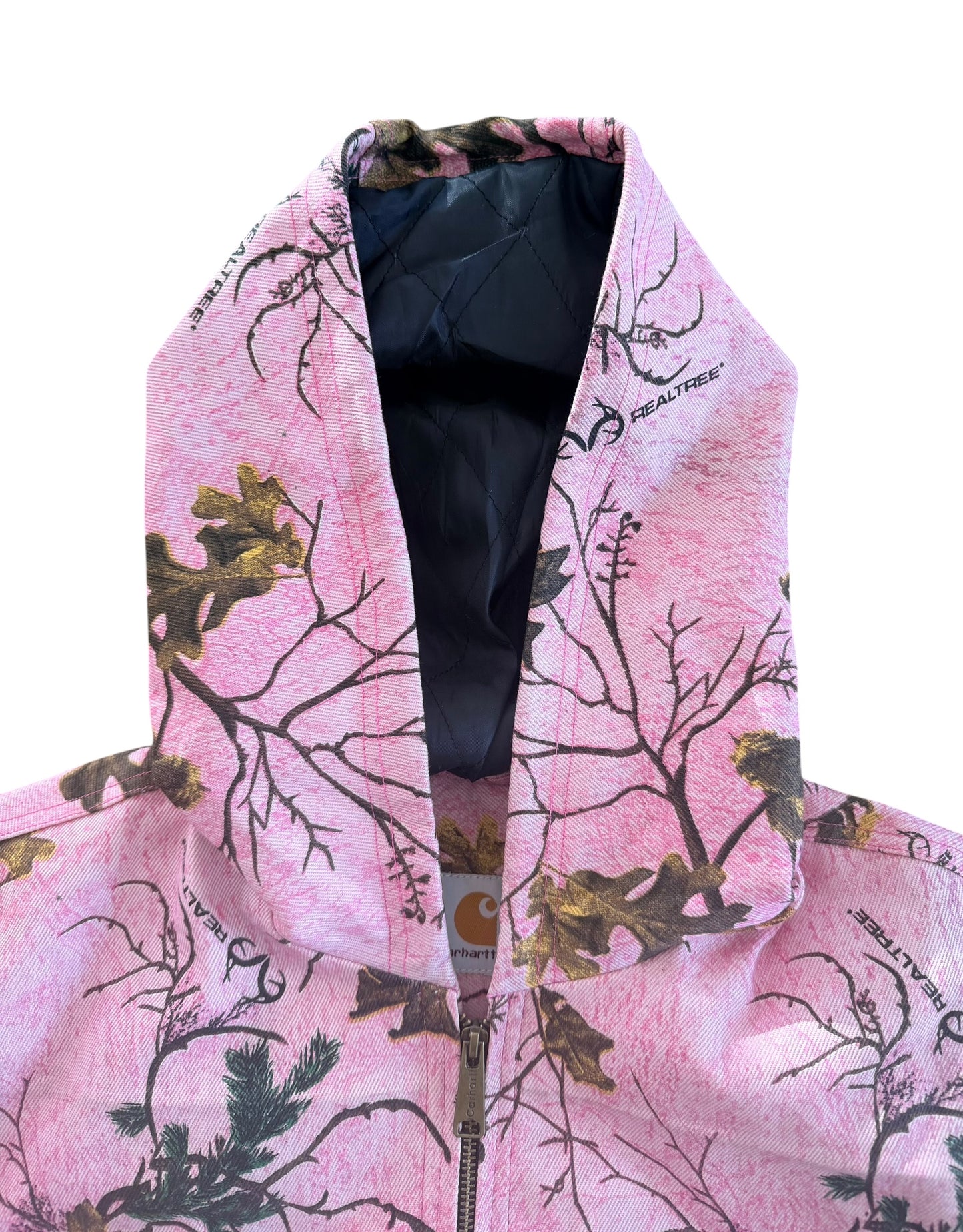 Carhartt Pink Realtree Camo Hooded Jacket, XL