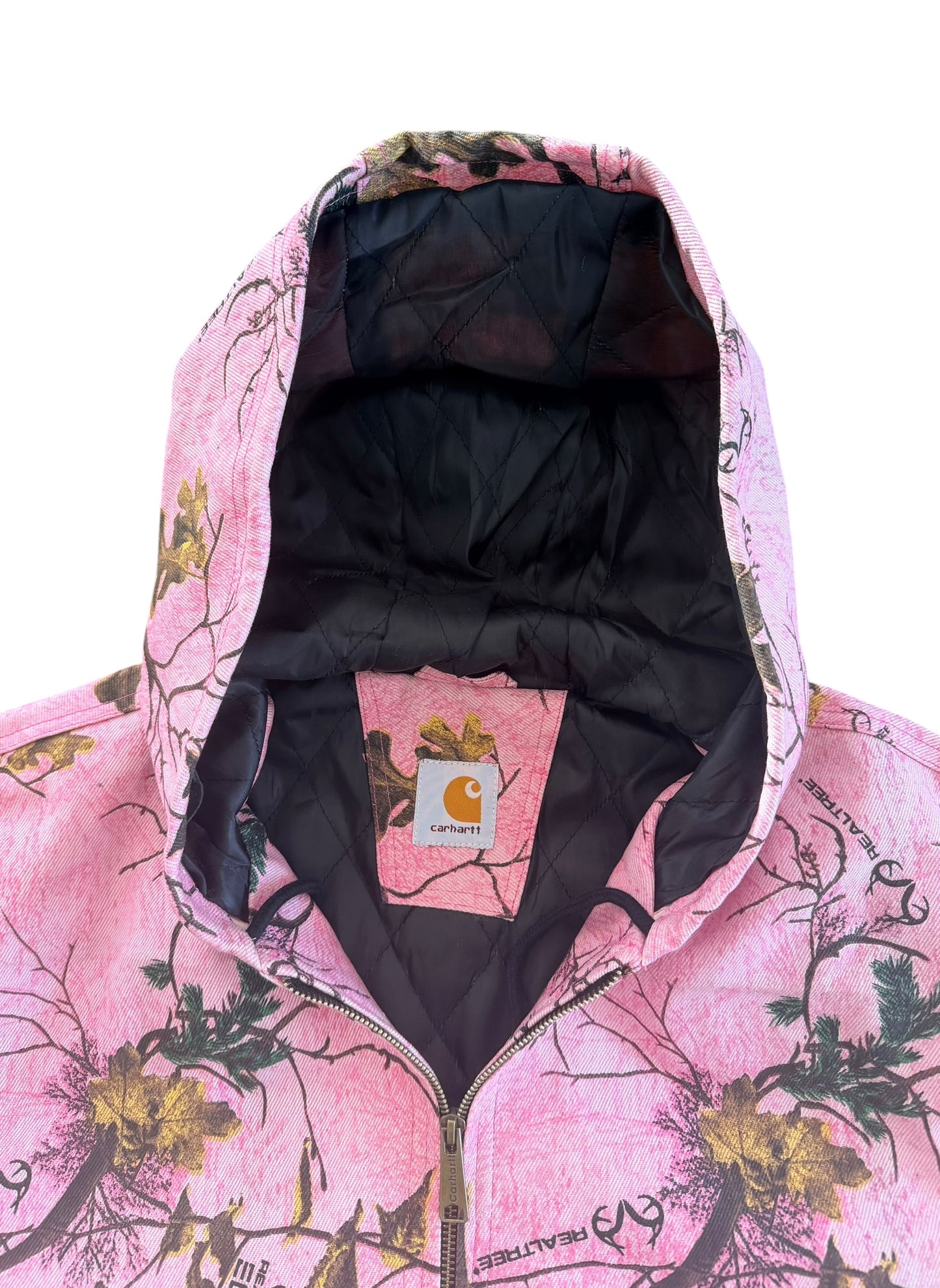 Carhartt Pink Realtree Camo Hooded Jacket, XL