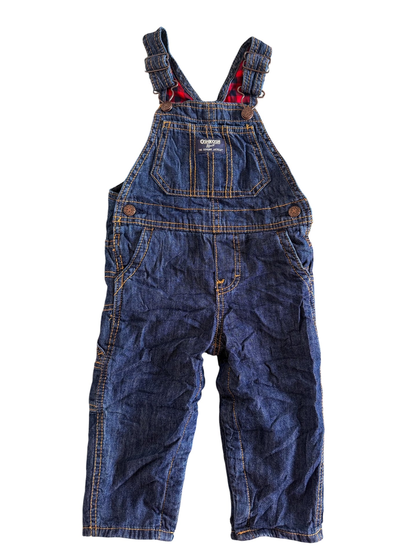 Kids OshKosh B'gosh Denim Overalls 18 Months