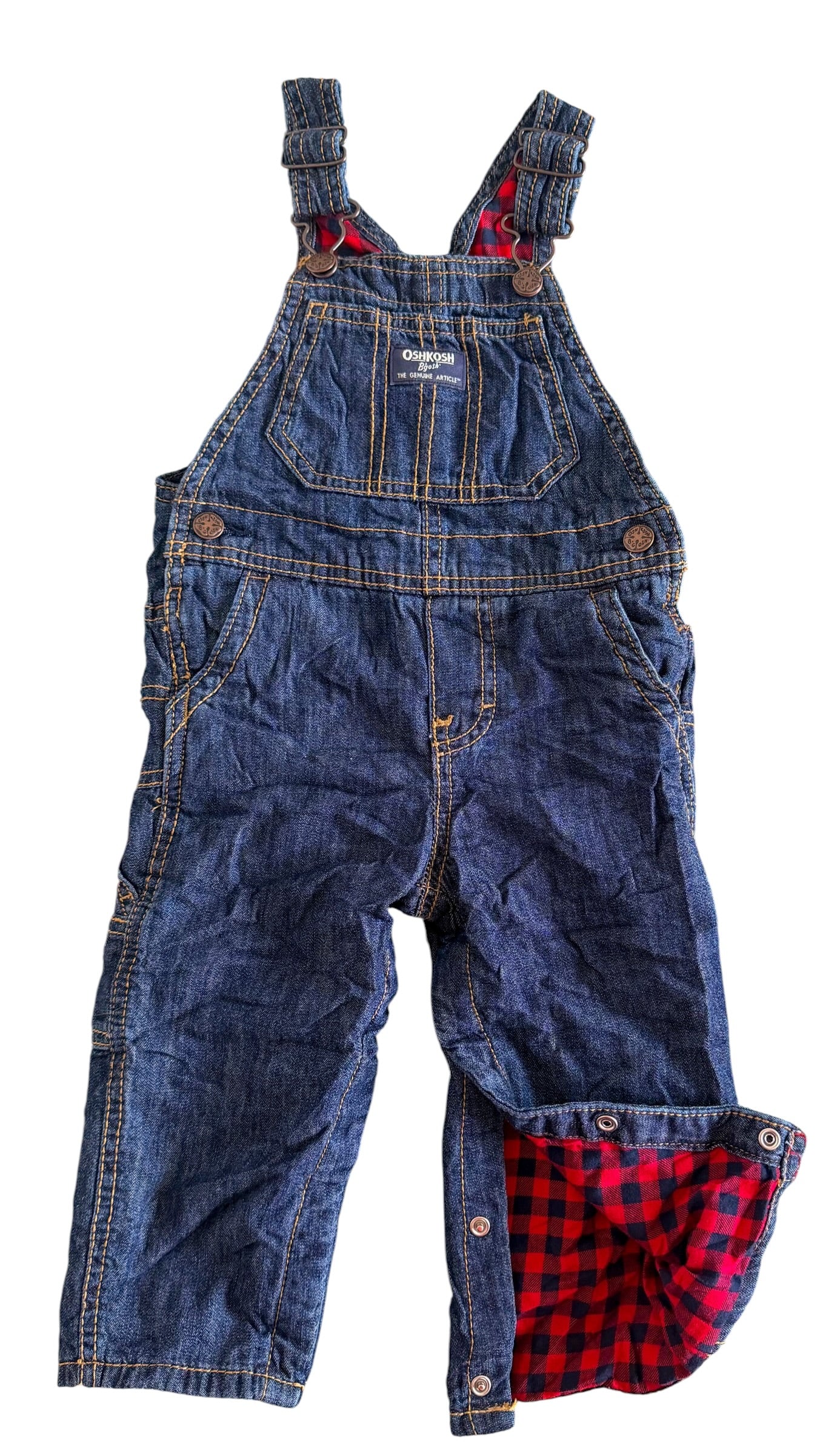 Kids OshKosh B'gosh Denim Overalls 18 Months