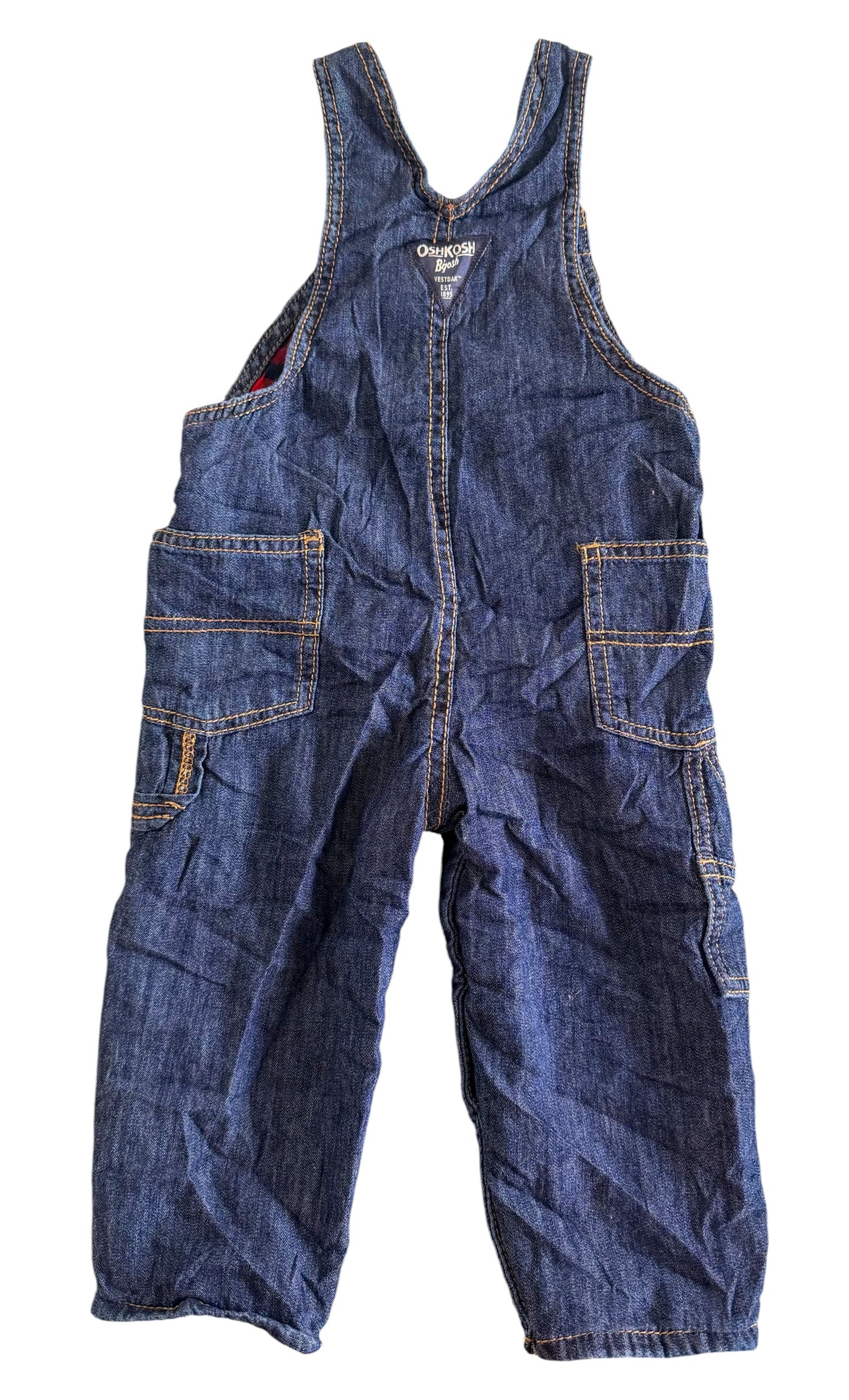 Kids OshKosh B'gosh Denim Overalls 18 Months