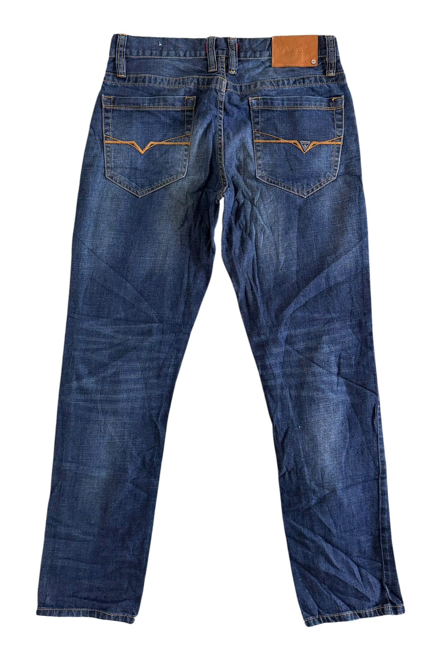 Guess Los Angeles Medium Rise Tapered Slim Jeans 32W 32L